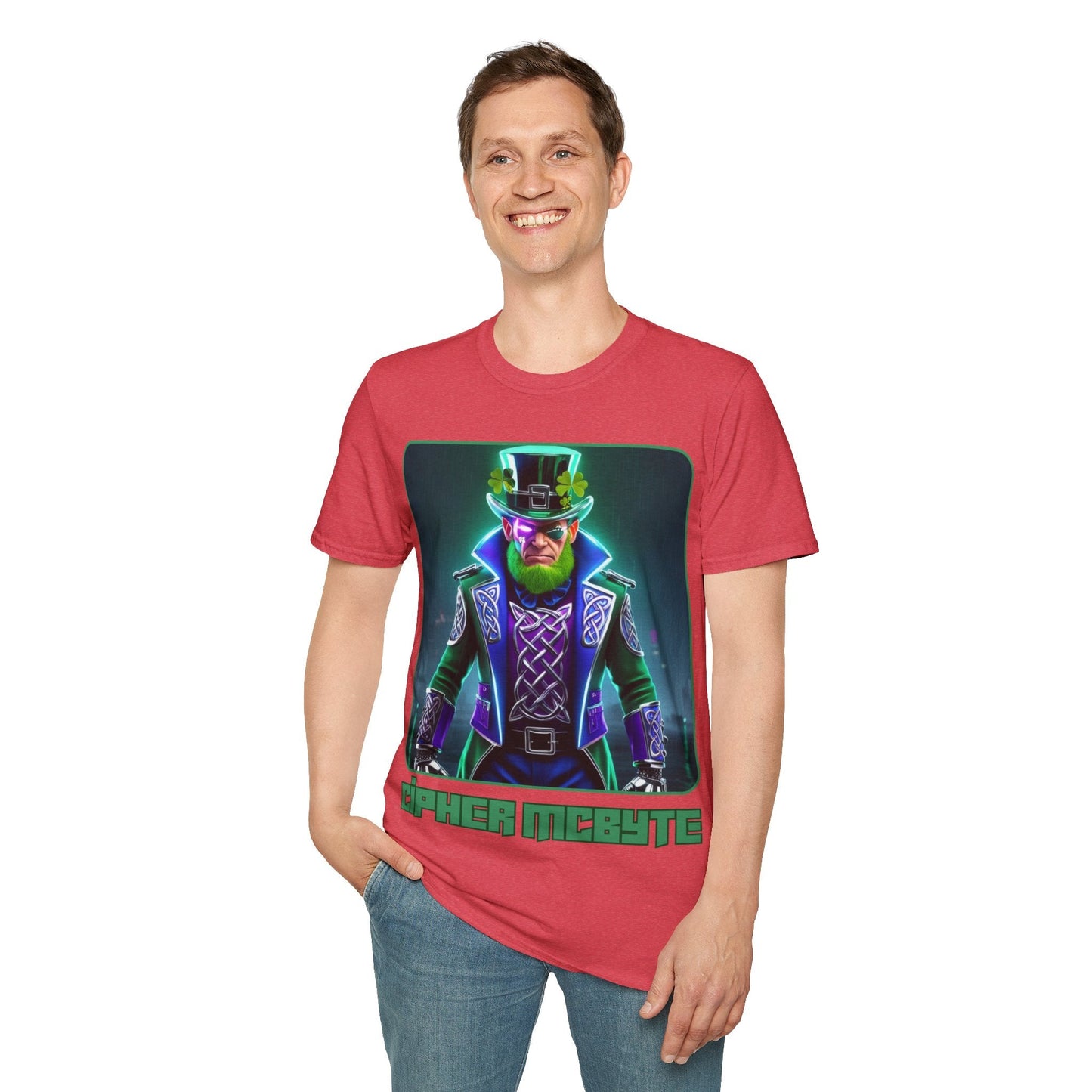 Cipher McByte LTcolors Unisex T-Shirt by cypherpunkgear – cypherpunkgear.com | Cypherpunk Merch