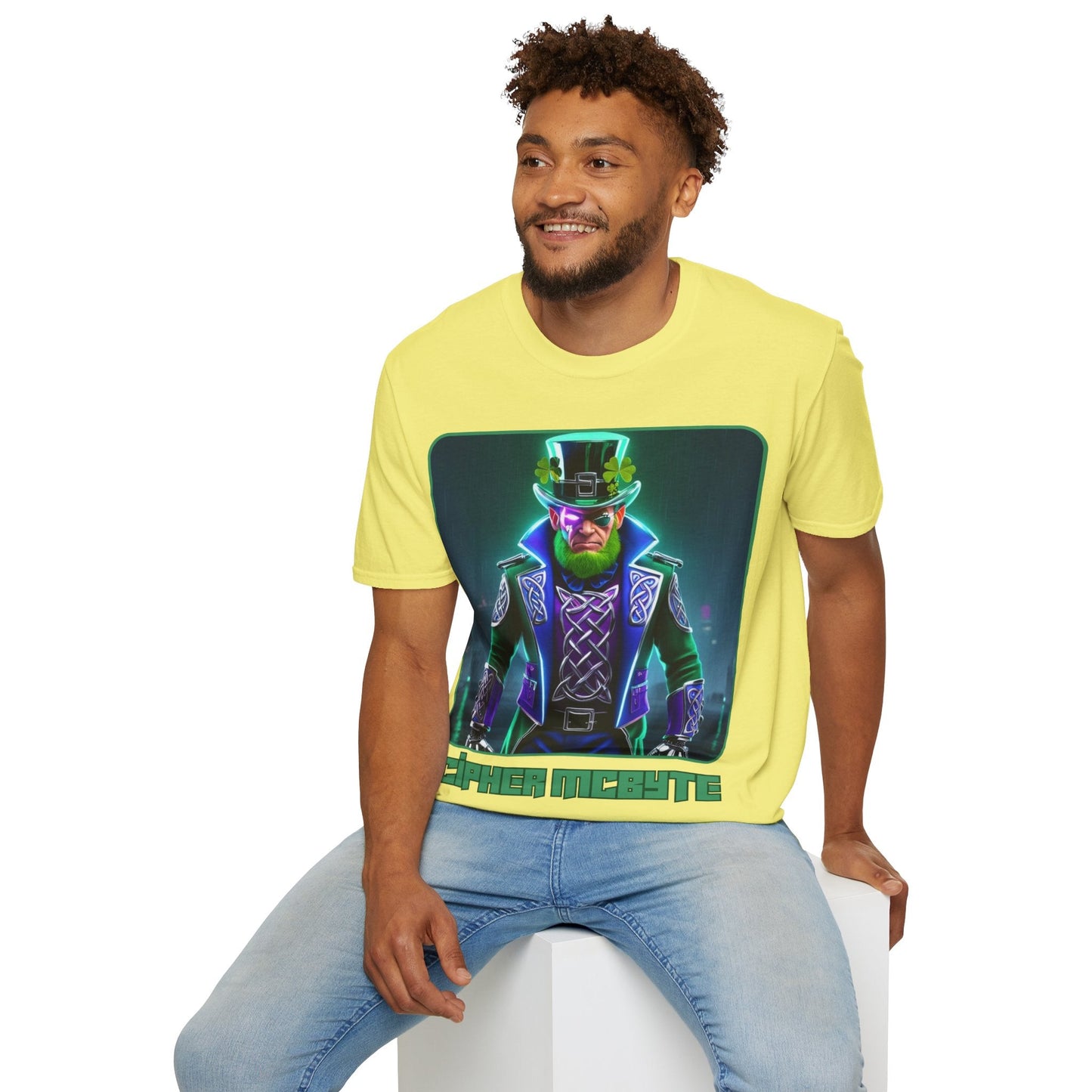Cipher McByte LTcolors Unisex T-Shirt by cypherpunkgear – cypherpunkgear.com | Cypherpunk Merch