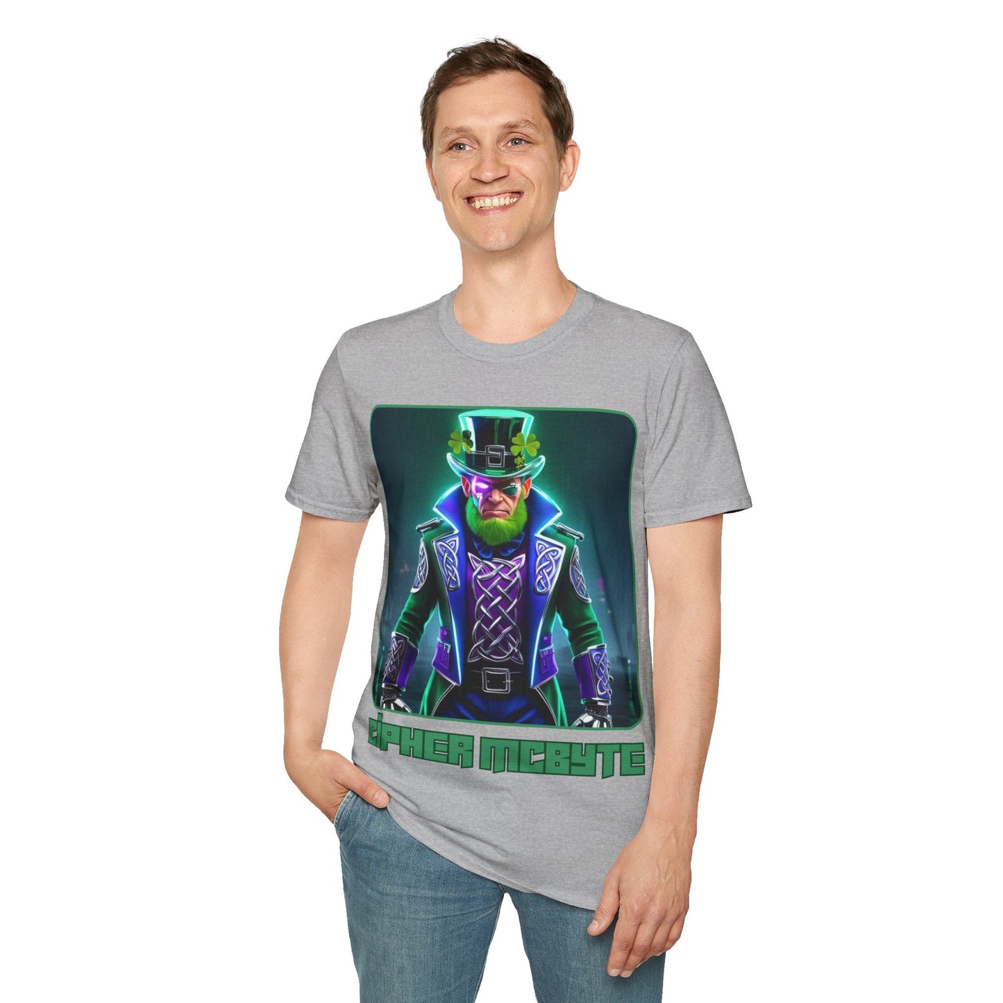 Cipher McByte LTcolors Unisex T-Shirt by cypherpunkgear – cypherpunkgear.com | Cypherpunk Merch