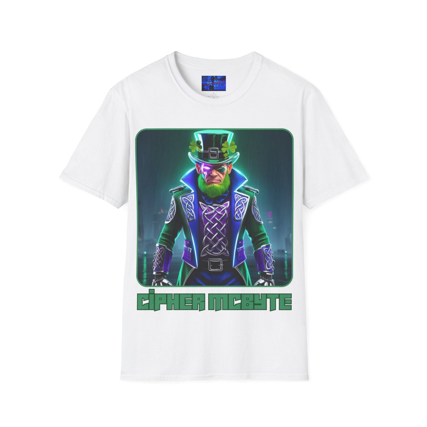 Cipher McByte LTcolors Unisex T-Shirt by cypherpunkgear – cypherpunkgear.com | Cypherpunk Merch