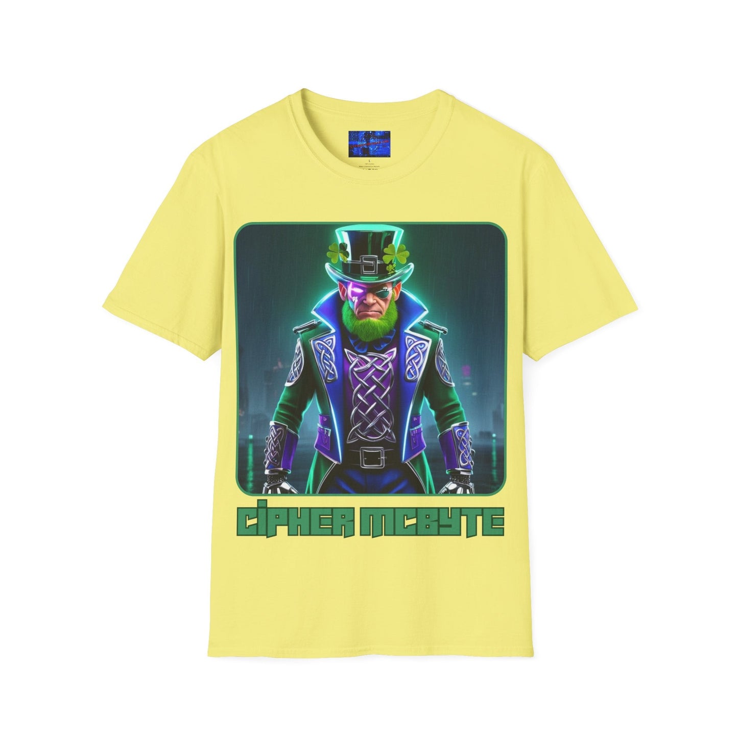 Cipher McByte LTcolors Unisex T-Shirt by cypherpunkgear – cypherpunkgear.com | Cypherpunk Merch