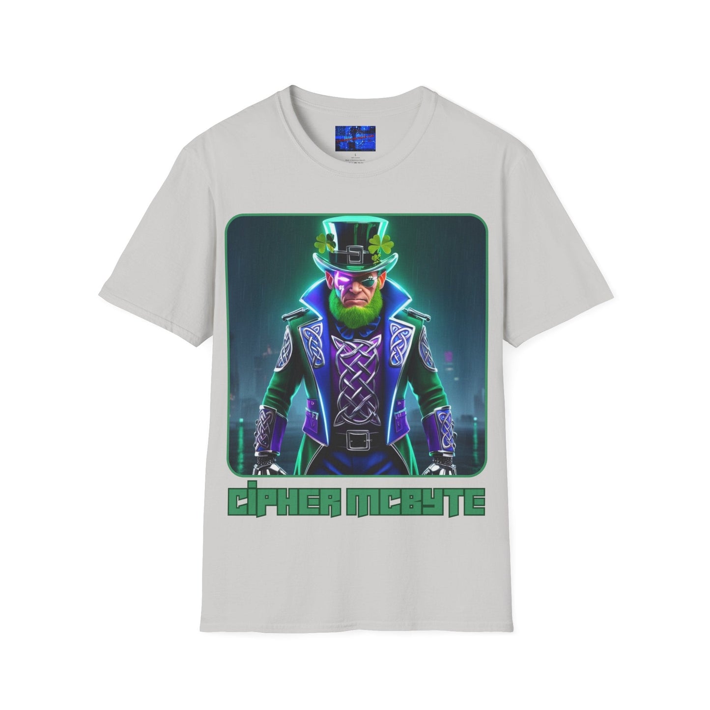 Cipher McByte LTcolors Unisex T-Shirt by cypherpunkgear – cypherpunkgear.com | Cypherpunk Merch