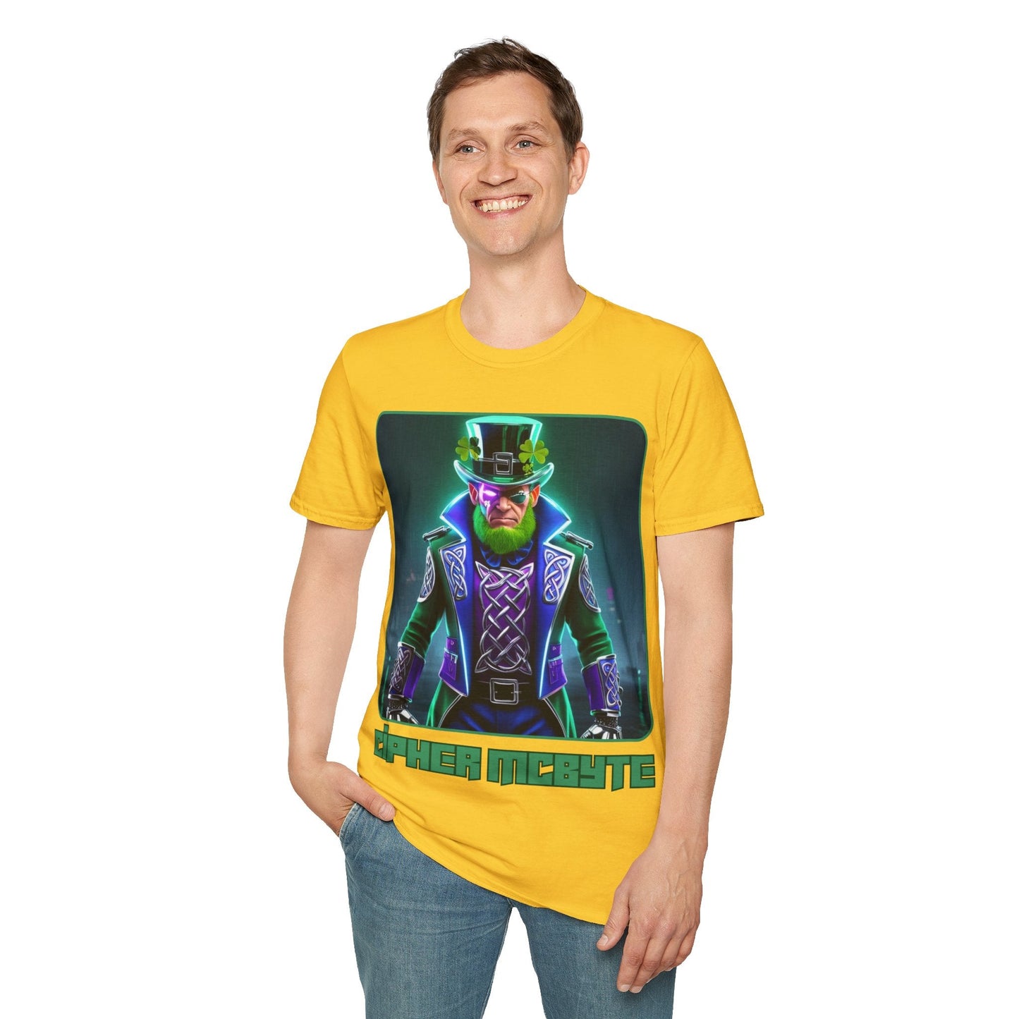 Cipher McByte LTcolors Unisex T-Shirt by cypherpunkgear – cypherpunkgear.com | Cypherpunk Merch