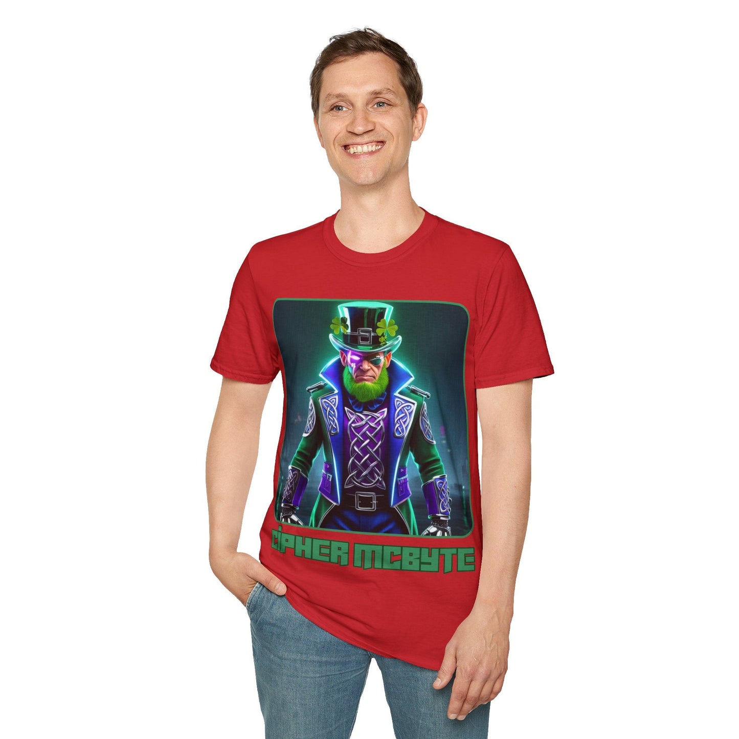 Cipher McByte LTcolors Unisex T-Shirt by cypherpunkgear – cypherpunkgear.com | Cypherpunk Merch