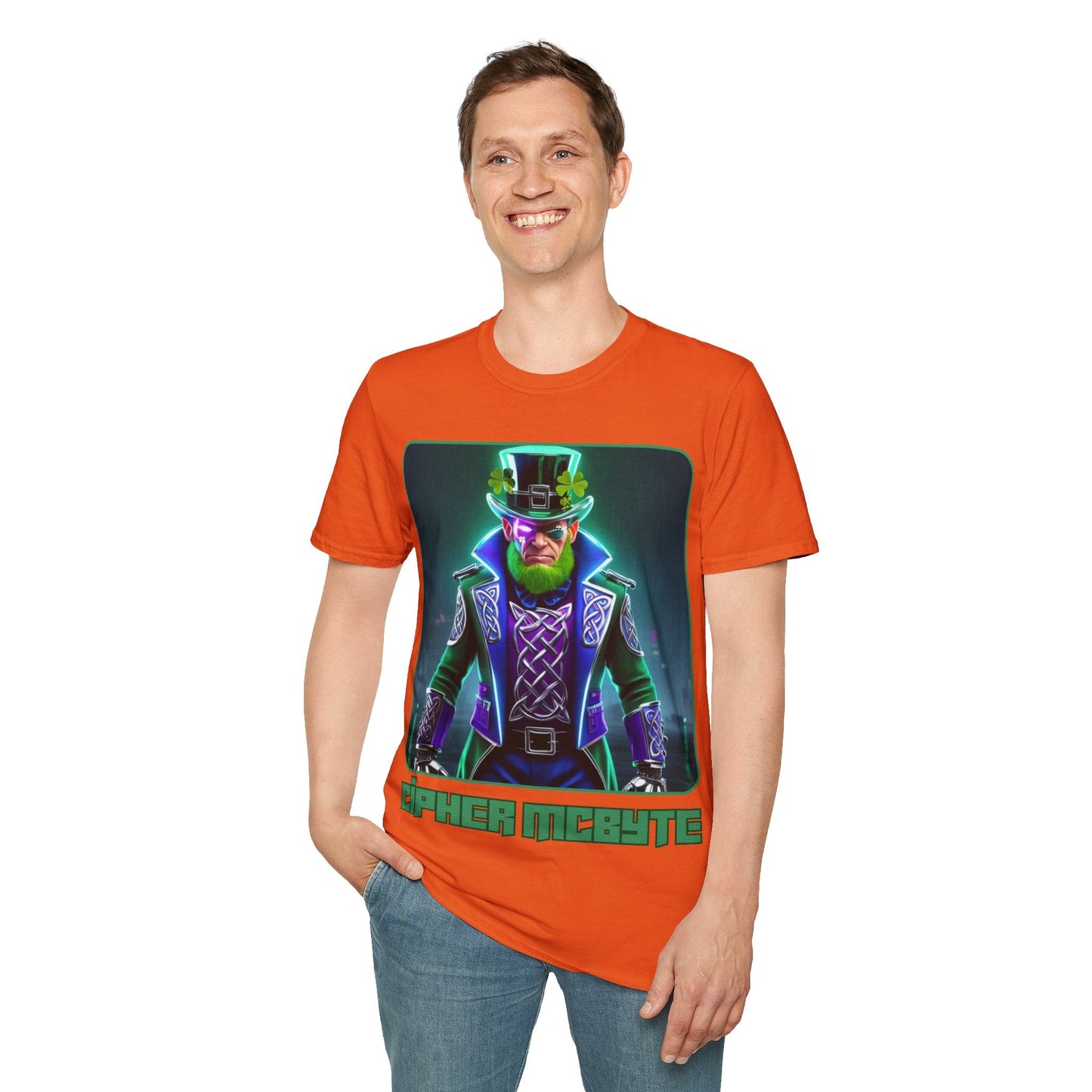 Cipher McByte LTcolors Unisex T-Shirt by cypherpunkgear – cypherpunkgear.com | Cypherpunk Merch