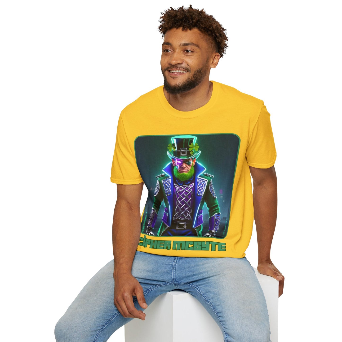 Cipher McByte LTcolors Unisex T-Shirt by cypherpunkgear – cypherpunkgear.com | Cypherpunk Merch