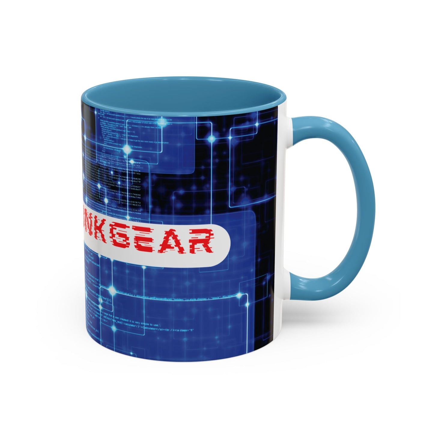 Cypherpunkgear logo Accent Mug by cypherpunkgear – cypherpunkgear.com | Cypherpunk Merch
