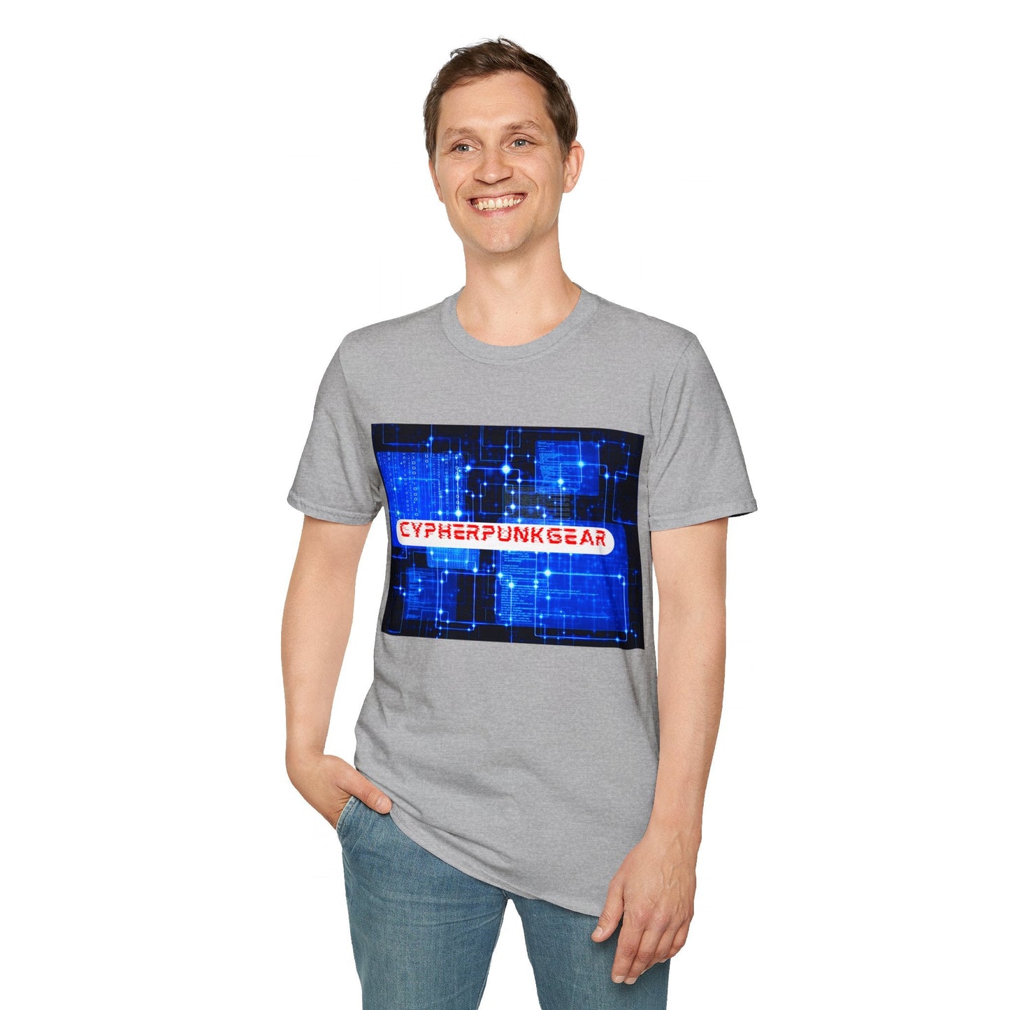 Cypherpunkgear logo Unisex T-Shirt by cypherpunkgear – cypherpunkgear.com | Cypherpunk Merch