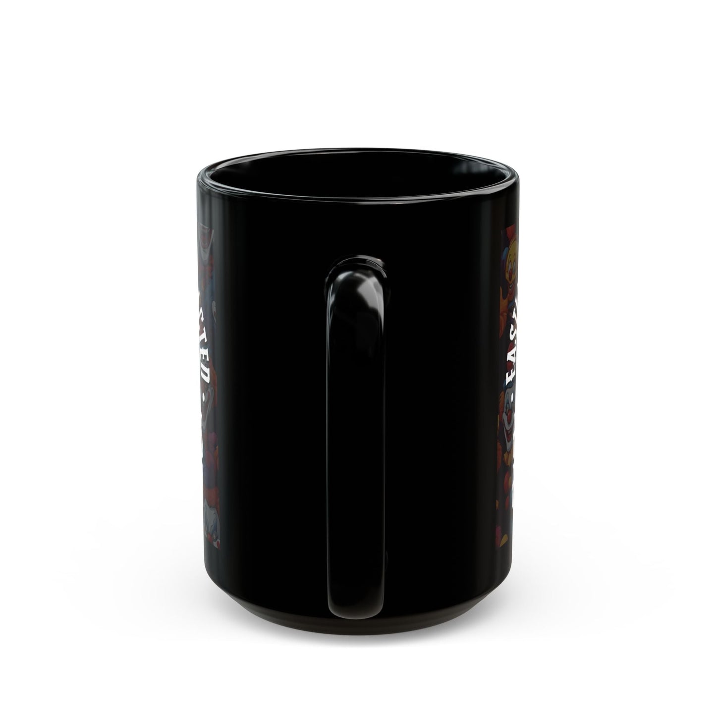 Easily Distracted by Heinous Fuckery Little Jincs Black Mug by cypherpunkgear – cypherpunkgear.com | Cypherpunk Merch
