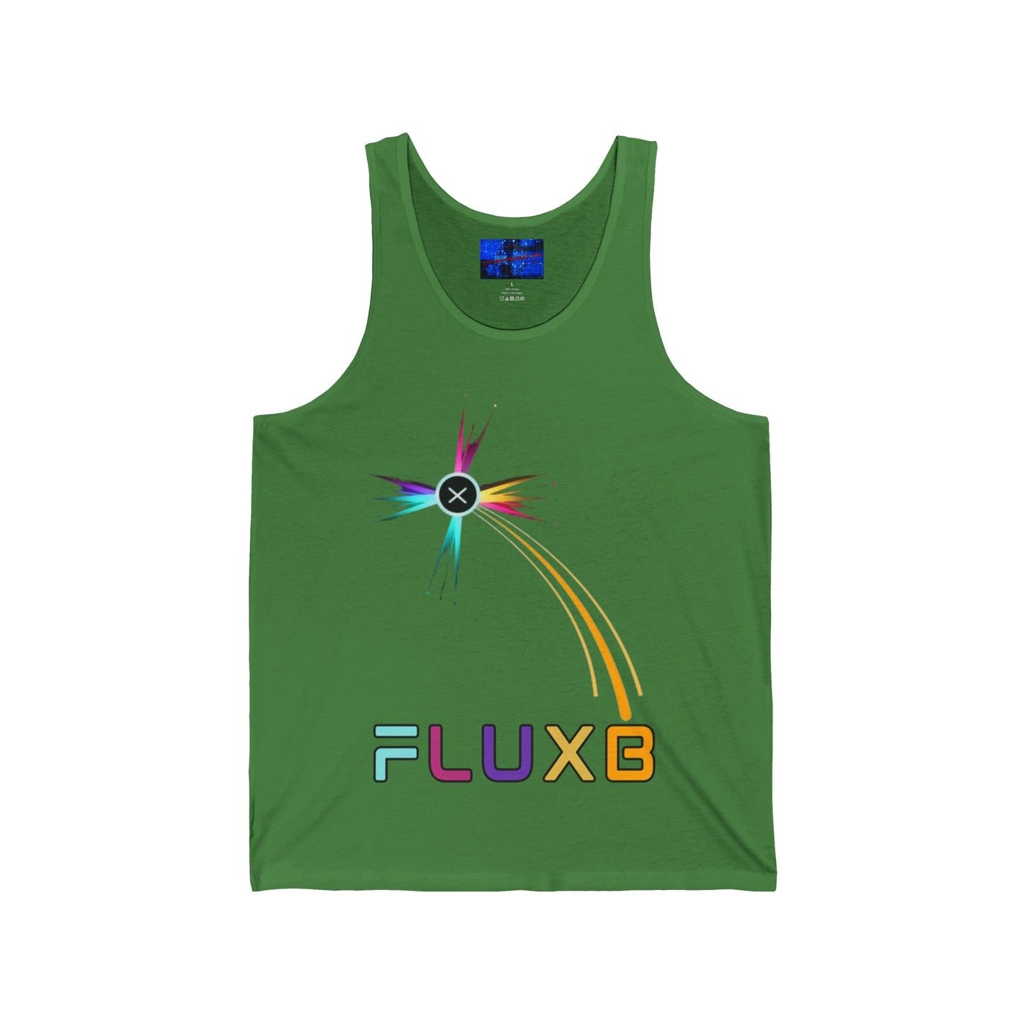 FluxBeam (FLUXB) Unisex Jersey Tank Top by cypherpunkgear – cypherpunkgear.com | Cypherpunk Merch