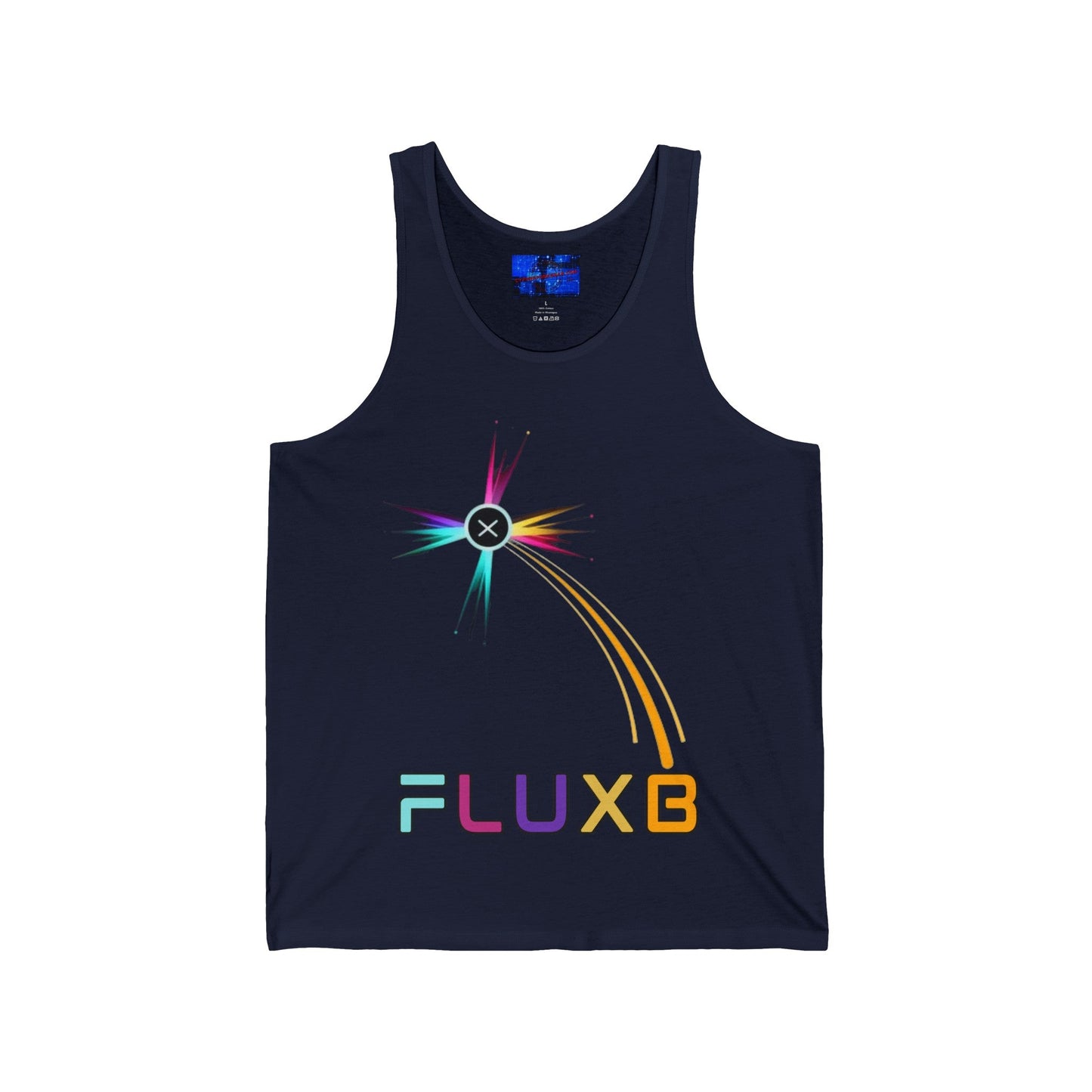 FluxBeam (FLUXB) Unisex Jersey Tank Top by cypherpunkgear – cypherpunkgear.com | Cypherpunk Merch