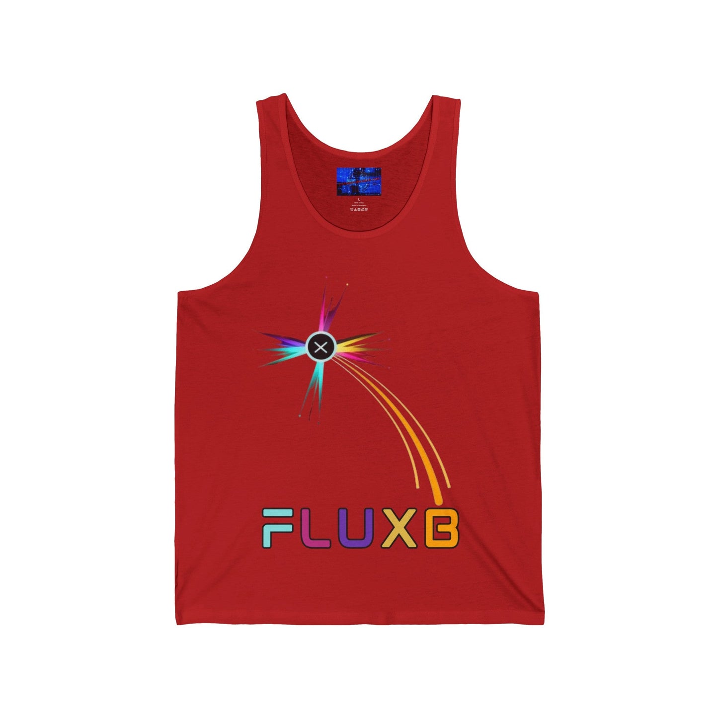 FluxBeam (FLUXB) Unisex Jersey Tank Top by cypherpunkgear – cypherpunkgear.com | Cypherpunk Merch