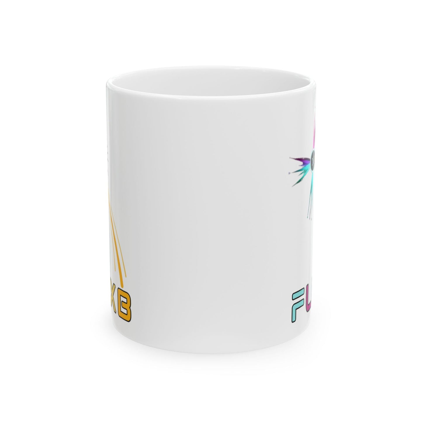 FluxBeam (FLUXB) White Mug by cypherpunkgear – cypherpunkgear.com | Cypherpunk Merch