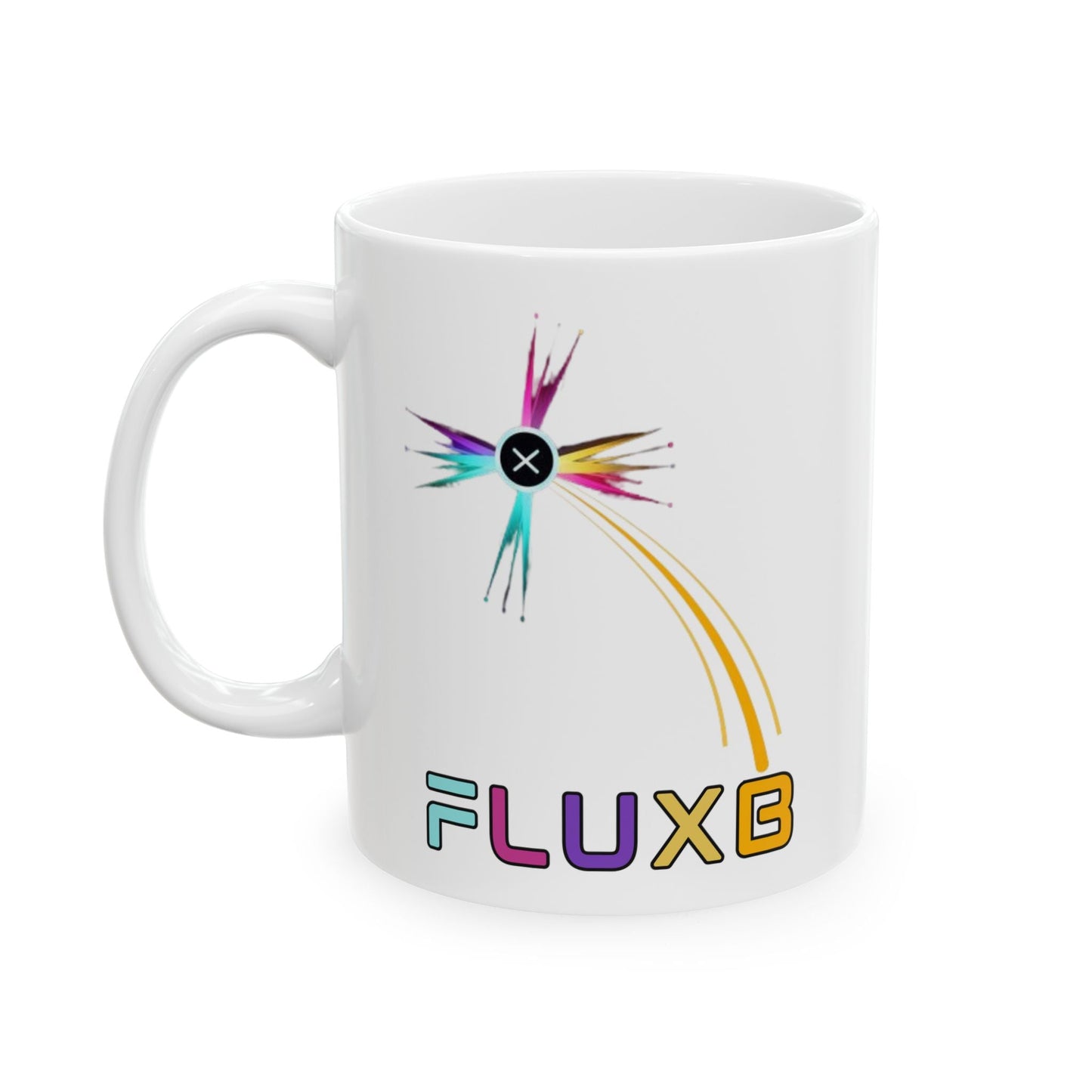 FluxBeam (FLUXB) White Mug by cypherpunkgear – cypherpunkgear.com | Cypherpunk Merch
