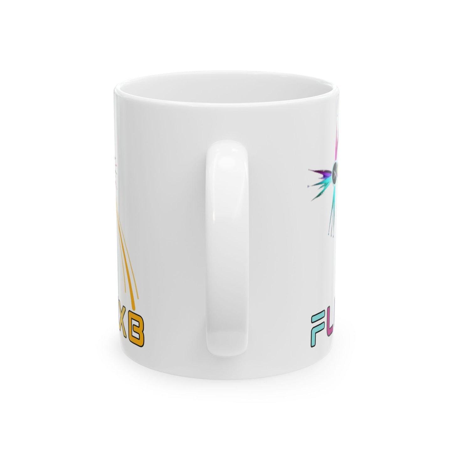 FluxBeam (FLUXB) White Mug by cypherpunkgear – cypherpunkgear.com | Cypherpunk Merch