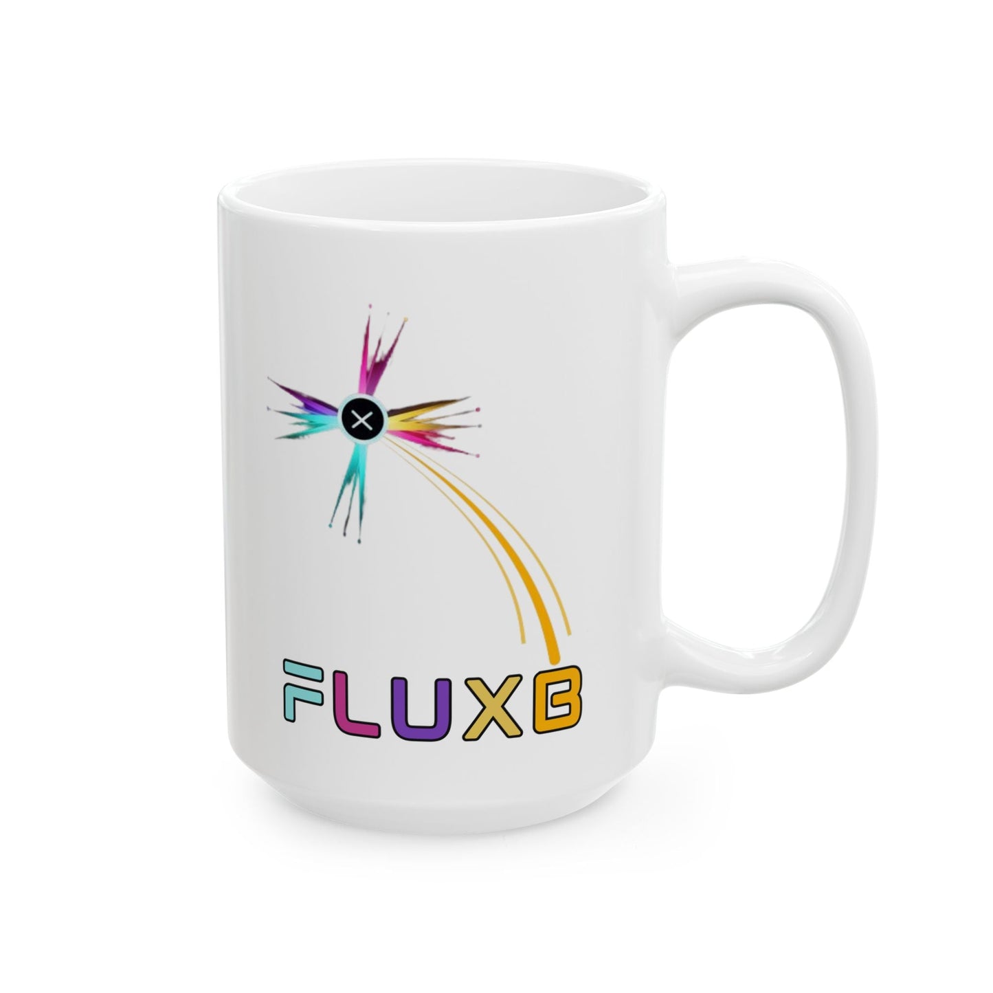 FluxBeam (FLUXB) White Mug by cypherpunkgear – cypherpunkgear.com | Cypherpunk Merch