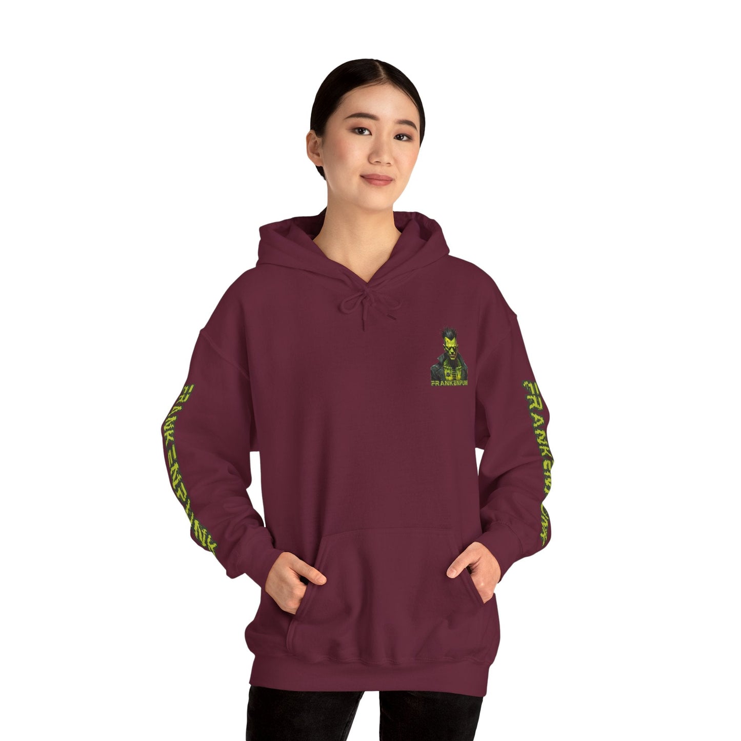 Frankenpunk Hoodie Unisex Hooded Sweatshirt by cypherpunkgear – cypherpunkgear.com | Cypherpunk Merch