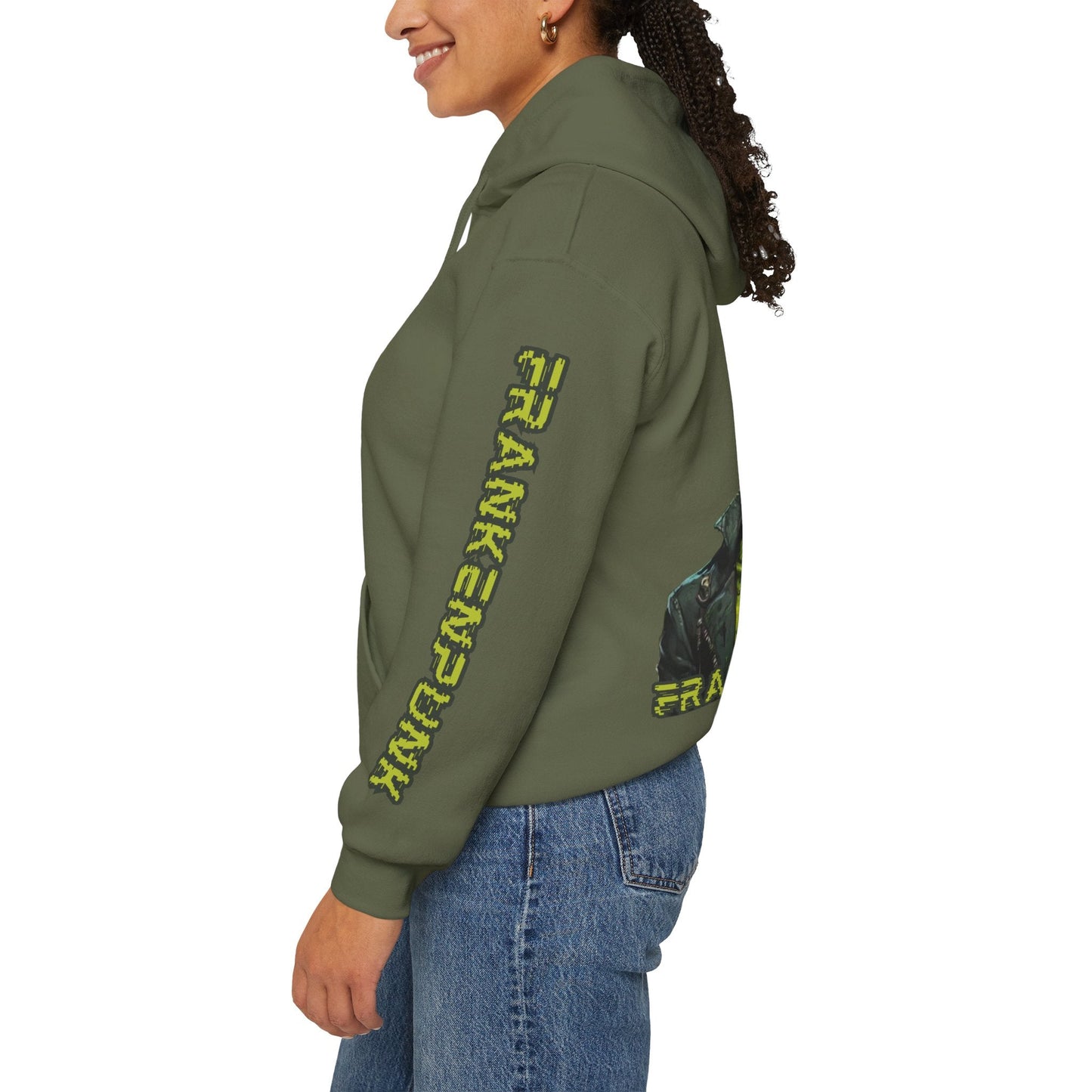 Frankenpunk Hoodie Unisex Hooded Sweatshirt by cypherpunkgear – cypherpunkgear.com | Cypherpunk Merch