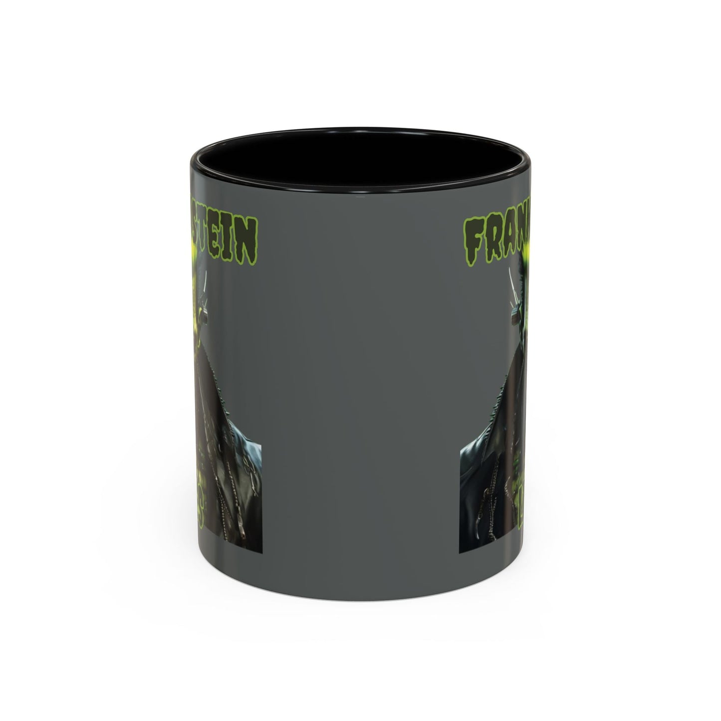 Frankenstein Lives Accent Mug by cypherpunkgear – cypherpunkgear.com | Cypherpunk Merch