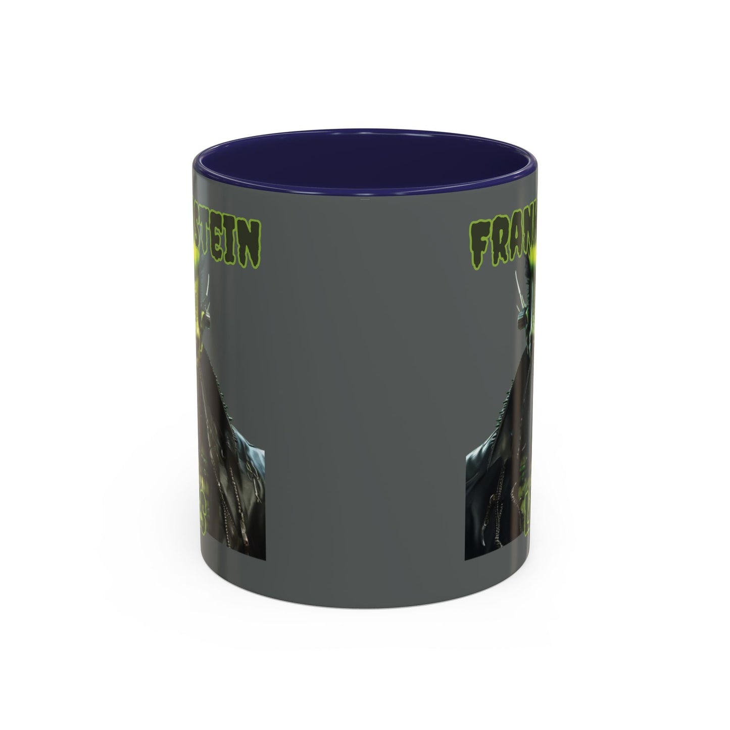 Frankenstein Lives Accent Mug by cypherpunkgear – cypherpunkgear.com | Cypherpunk Merch