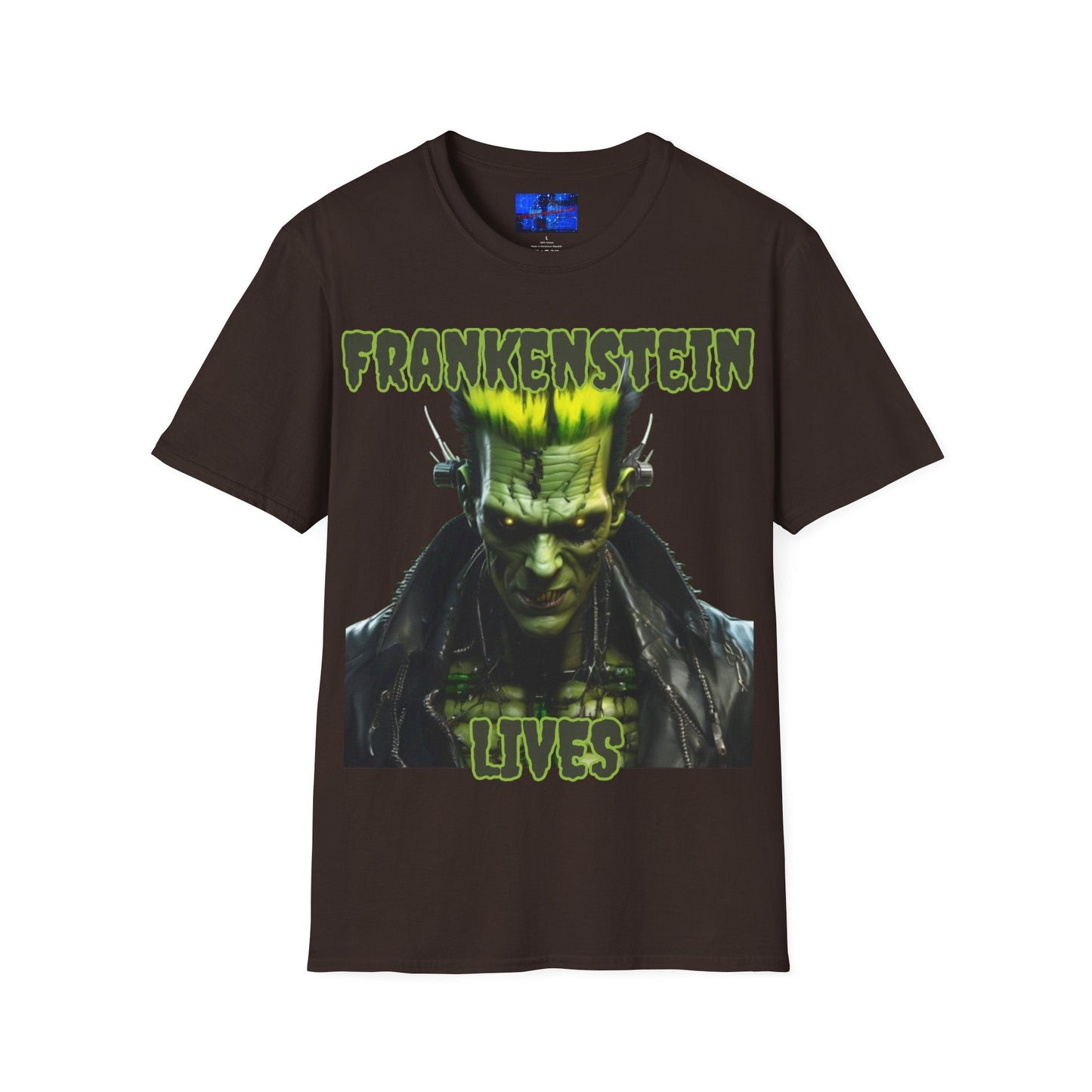 Frankenstein Lives DKcolors Unisex T-Shirt by cypherpunkgear – cypherpunkgear.com | Cypherpunk Merch
