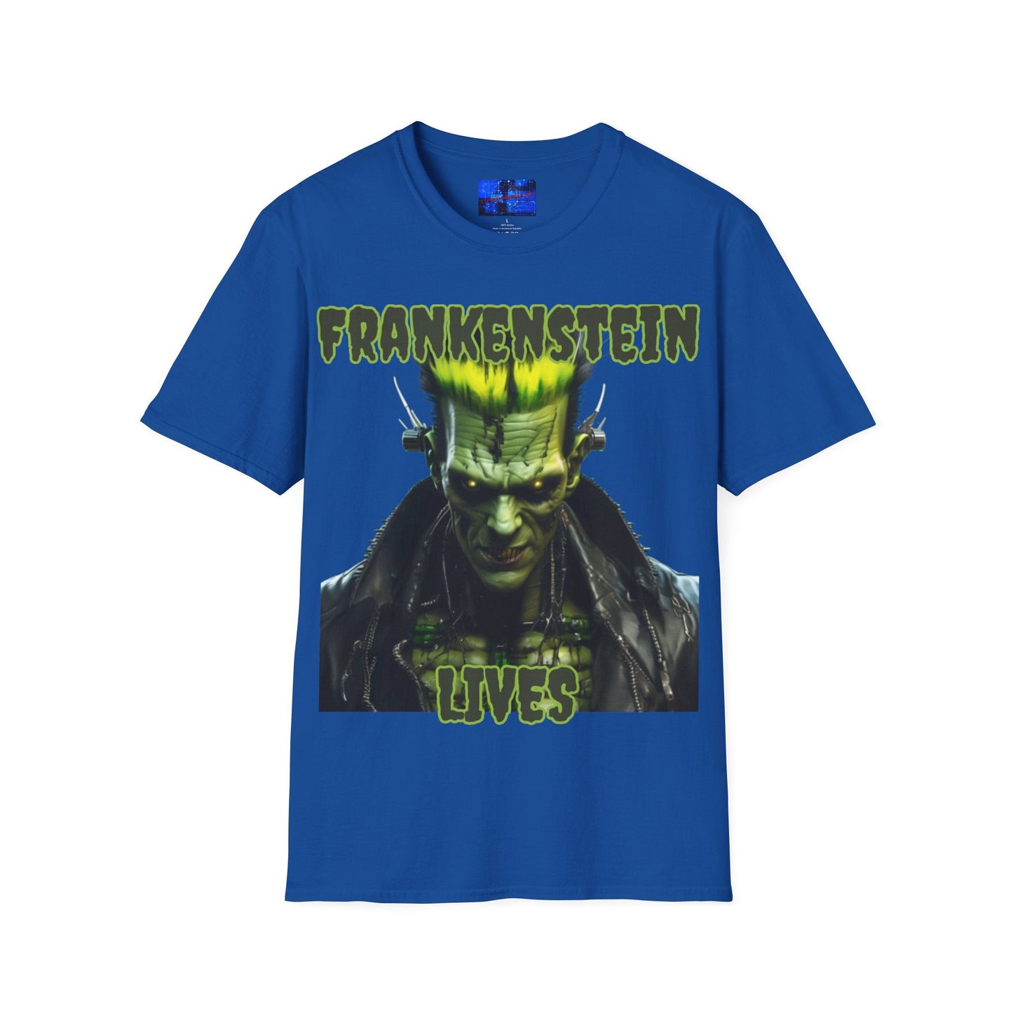 Frankenstein Lives DKcolors Unisex T-Shirt by cypherpunkgear – cypherpunkgear.com | Cypherpunk Merch