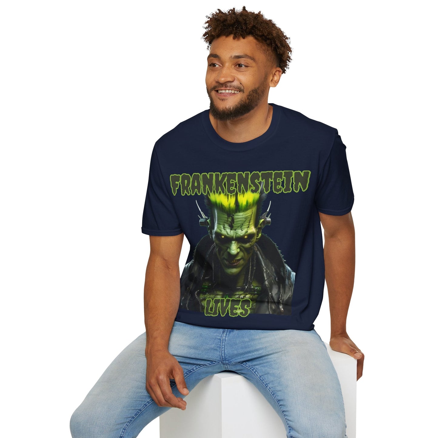 Frankenstein Lives DKcolors Unisex T-Shirt by cypherpunkgear – cypherpunkgear.com | Cypherpunk Merch