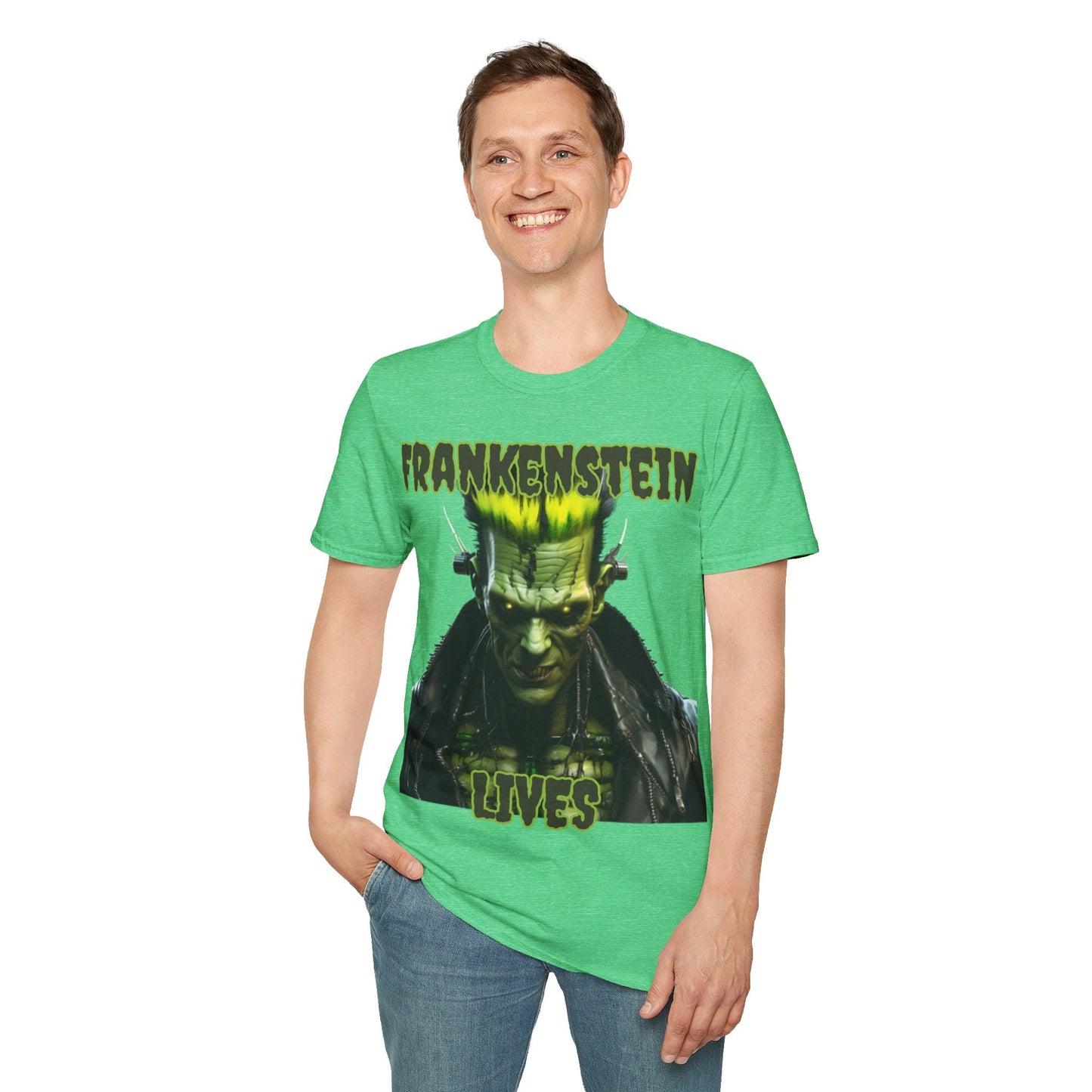 Frankenstein Lives DKcolors Unisex T-Shirt by cypherpunkgear – cypherpunkgear.com | Cypherpunk Merch