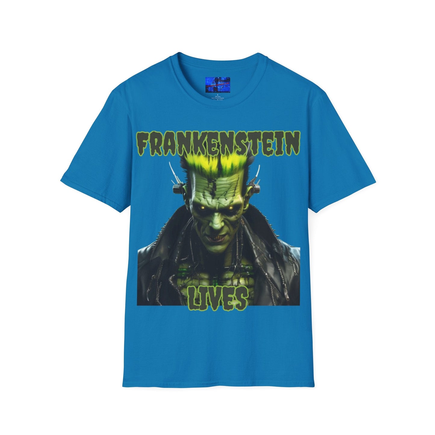 Frankenstein Lives DKcolors Unisex T-Shirt by cypherpunkgear – cypherpunkgear.com | Cypherpunk Merch