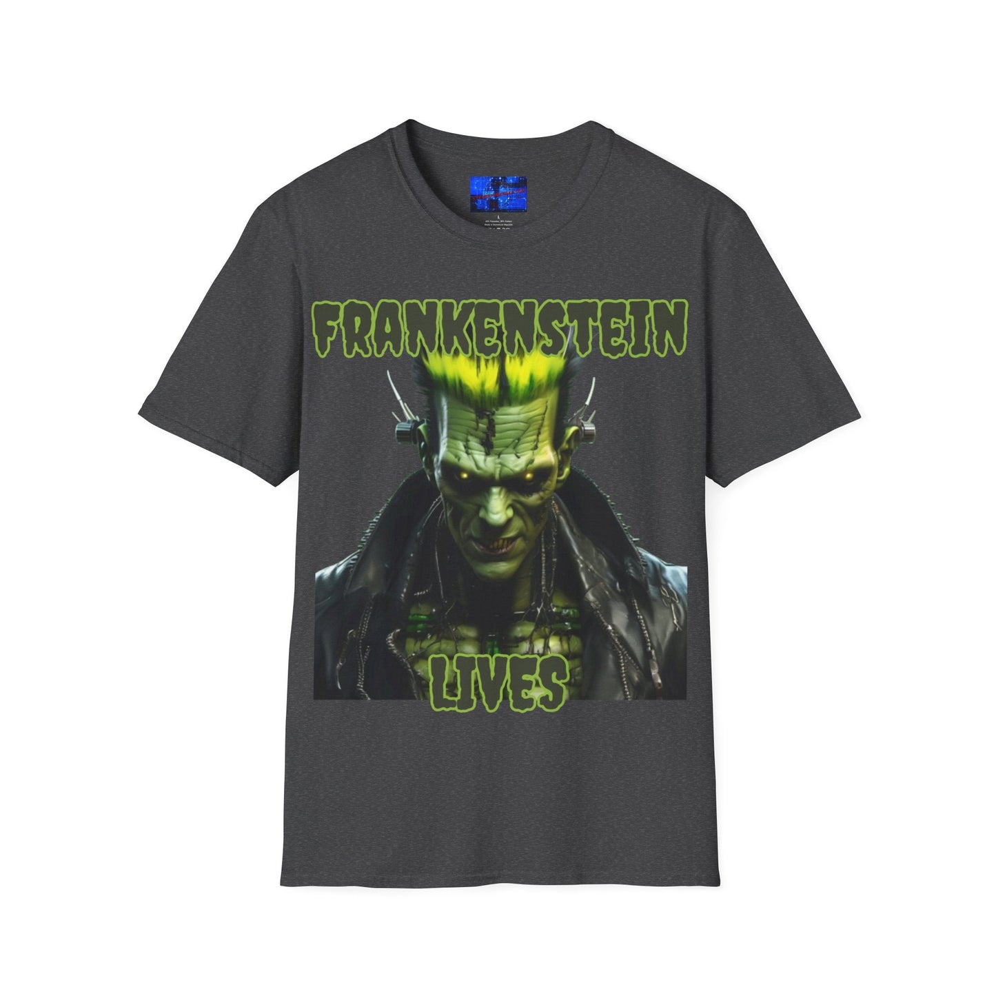 Frankenstein Lives DKcolors Unisex T-Shirt by cypherpunkgear – cypherpunkgear.com | Cypherpunk Merch