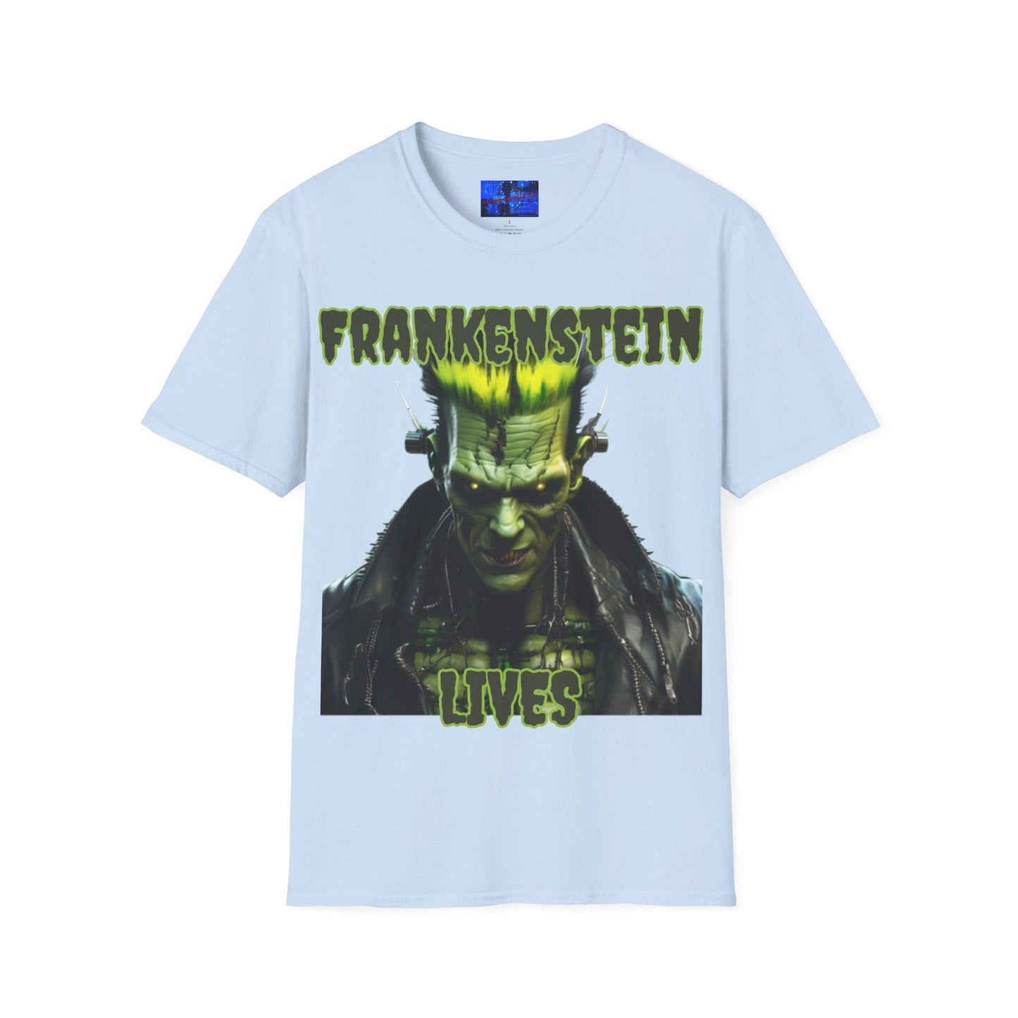 Frankenstein Lives LTcolors Unisex T-Shirt by cypherpunkgear – cypherpunkgear.com | Cypherpunk Merch