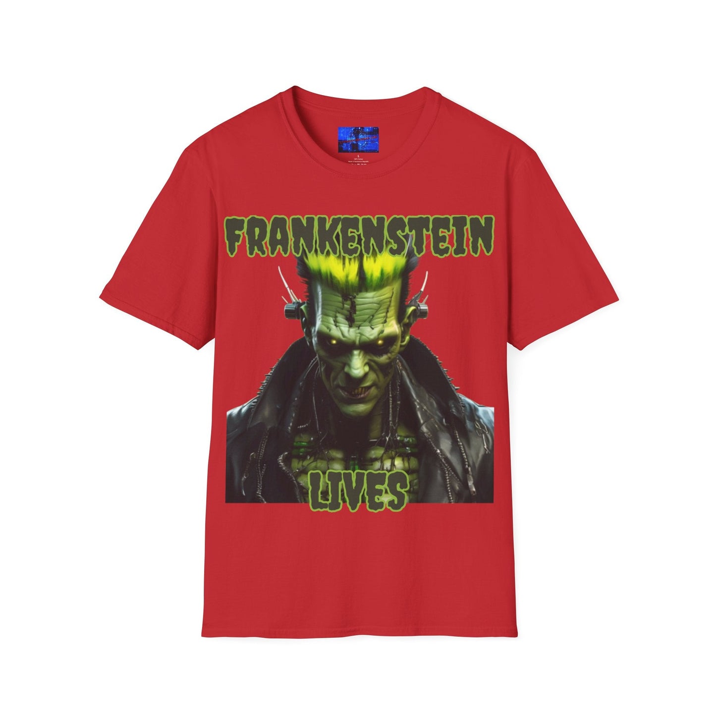 Frankenstein Lives LTcolors Unisex T-Shirt by cypherpunkgear – cypherpunkgear.com | Cypherpunk Merch