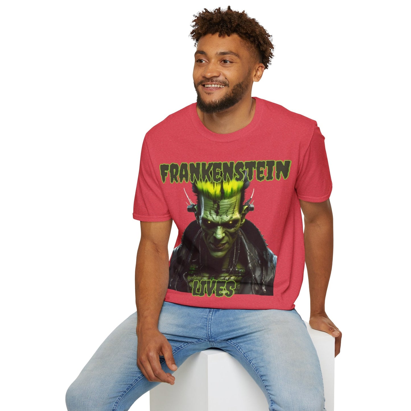 Frankenstein Lives LTcolors Unisex T-Shirt by cypherpunkgear – cypherpunkgear.com | Cypherpunk Merch