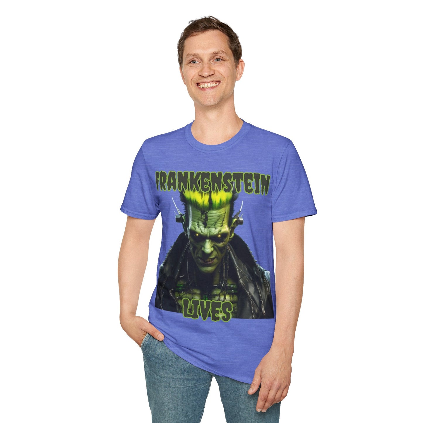 Frankenstein Lives LTcolors Unisex T-Shirt by cypherpunkgear – cypherpunkgear.com | Cypherpunk Merch
