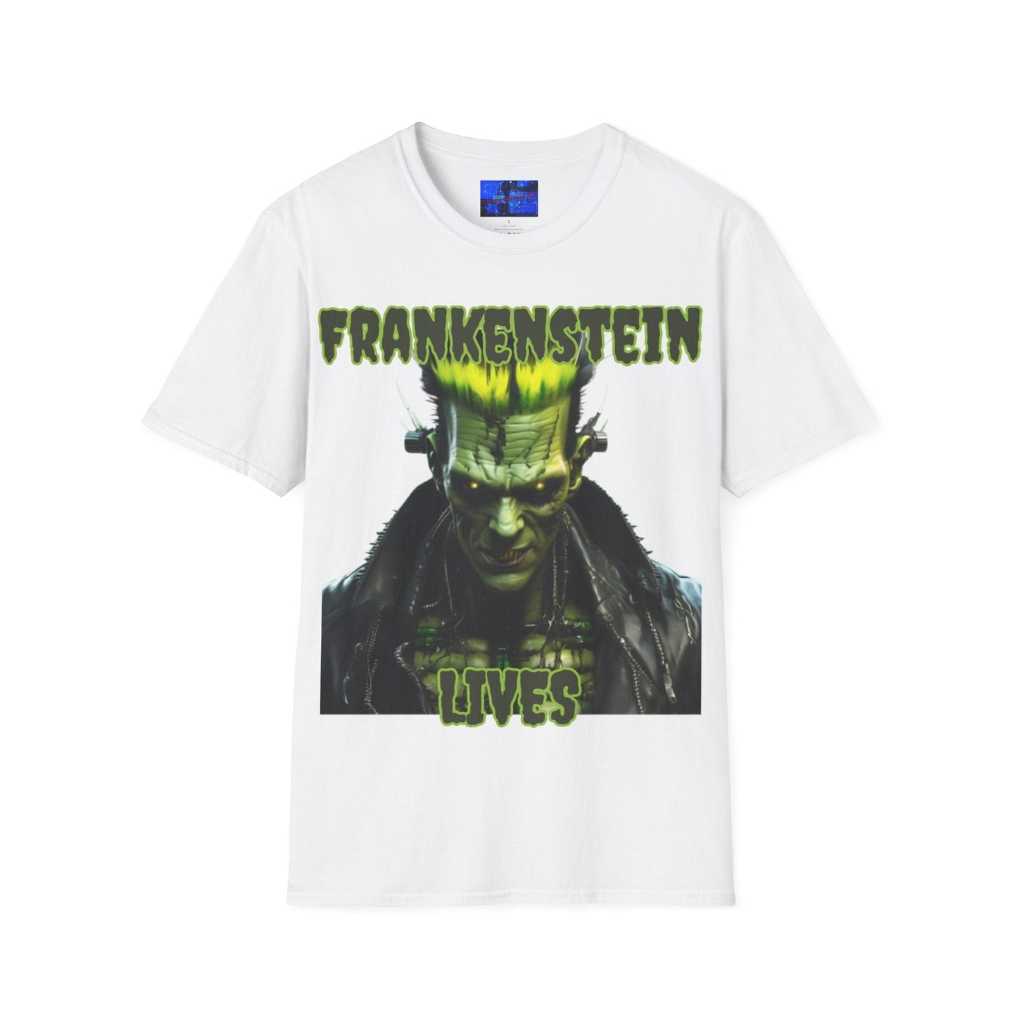 Frankenstein Lives LTcolors Unisex T-Shirt by cypherpunkgear – cypherpunkgear.com | Cypherpunk Merch