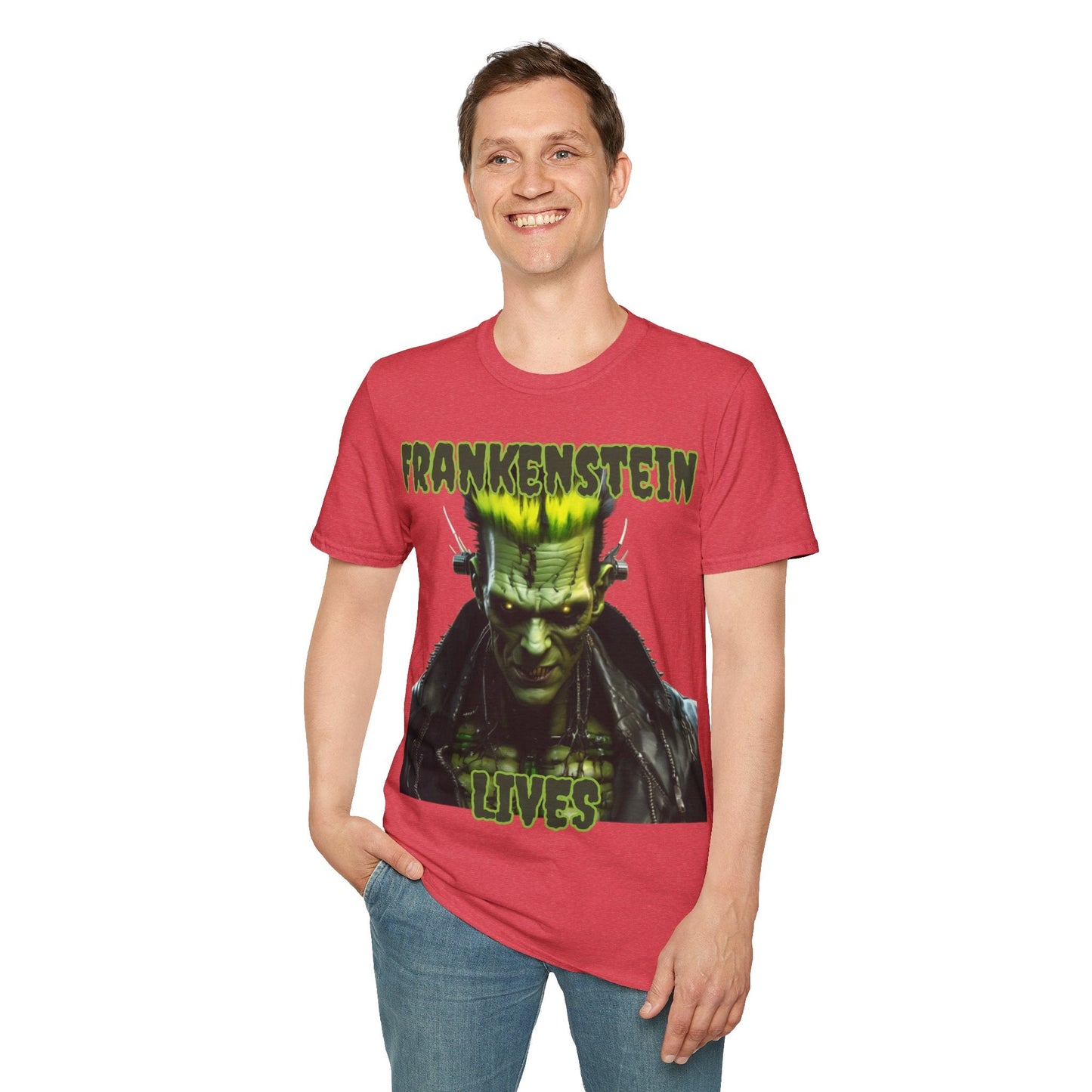Frankenstein Lives LTcolors Unisex T-Shirt by cypherpunkgear – cypherpunkgear.com | Cypherpunk Merch