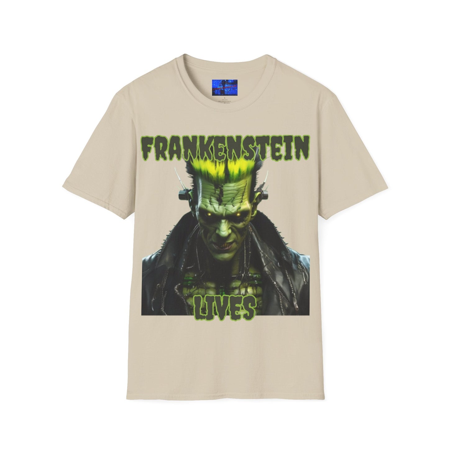 Frankenstein Lives LTcolors Unisex T-Shirt by cypherpunkgear – cypherpunkgear.com | Cypherpunk Merch