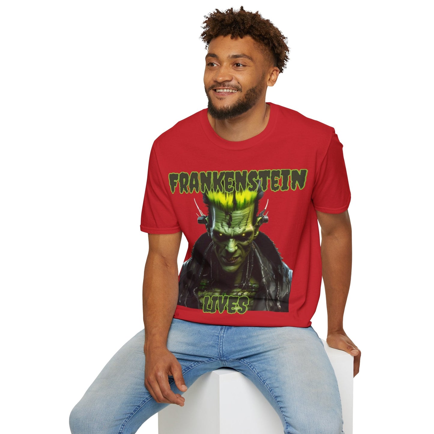 Frankenstein Lives LTcolors Unisex T-Shirt by cypherpunkgear – cypherpunkgear.com | Cypherpunk Merch