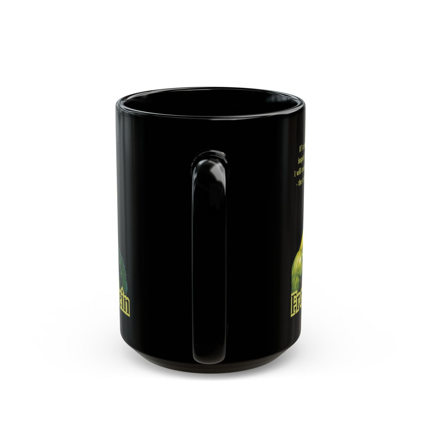 Frankenstein's Creature Black Mug by cypherpunkgear – cypherpunkgear.com | Cypherpunk Merch