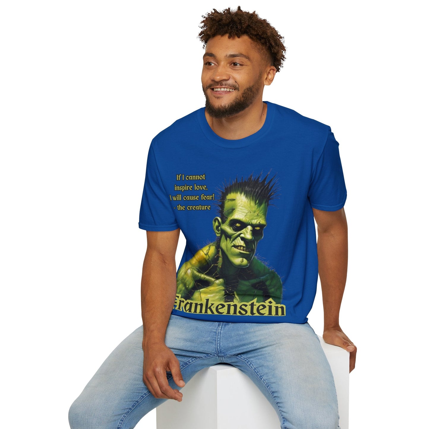 Frankenstein's Creature DKcolors Unisex T-Shirt by cypherpunkgear – cypherpunkgear.com | Cypherpunk Merch