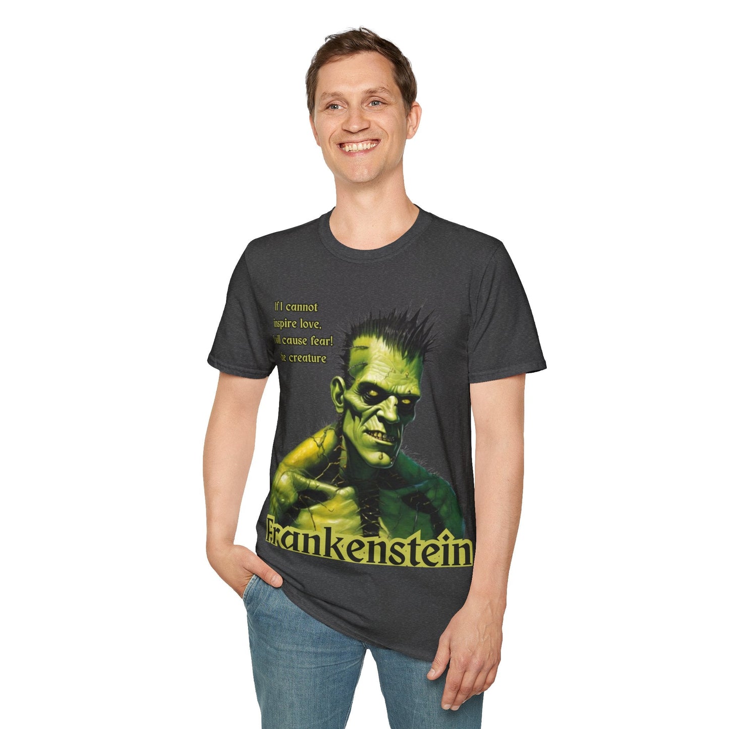 Frankenstein's Creature DKcolors Unisex T-Shirt by cypherpunkgear – cypherpunkgear.com | Cypherpunk Merch