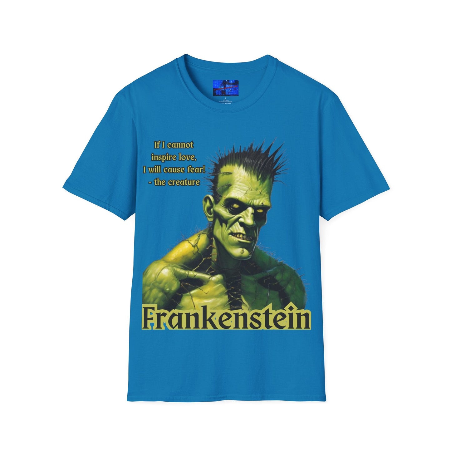Frankenstein's Creature DKcolors Unisex T-Shirt by cypherpunkgear – cypherpunkgear.com | Cypherpunk Merch