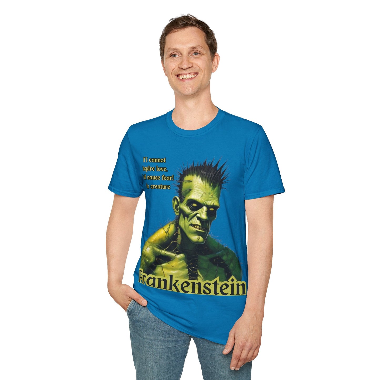 Frankenstein's Creature DKcolors Unisex T-Shirt by cypherpunkgear – cypherpunkgear.com | Cypherpunk Merch