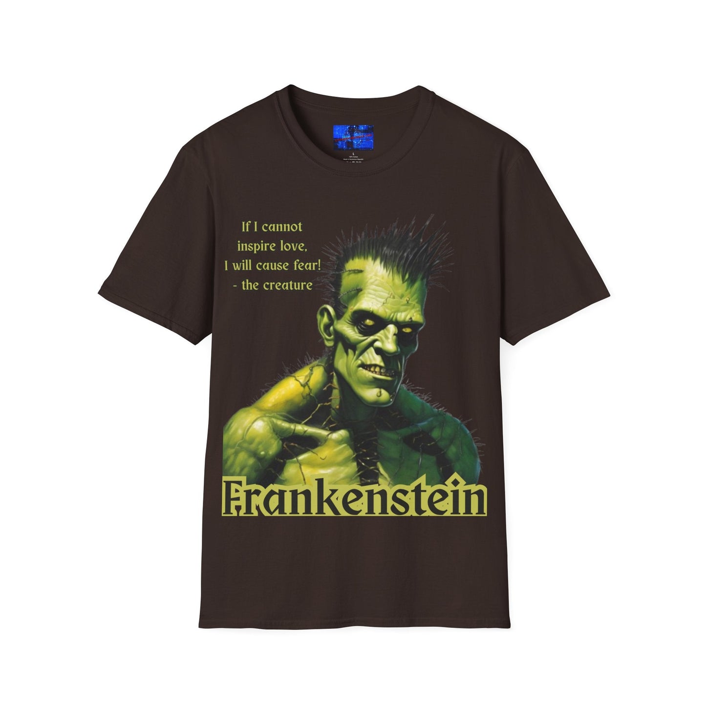 Frankenstein's Creature DKcolors Unisex T-Shirt by cypherpunkgear – cypherpunkgear.com | Cypherpunk Merch