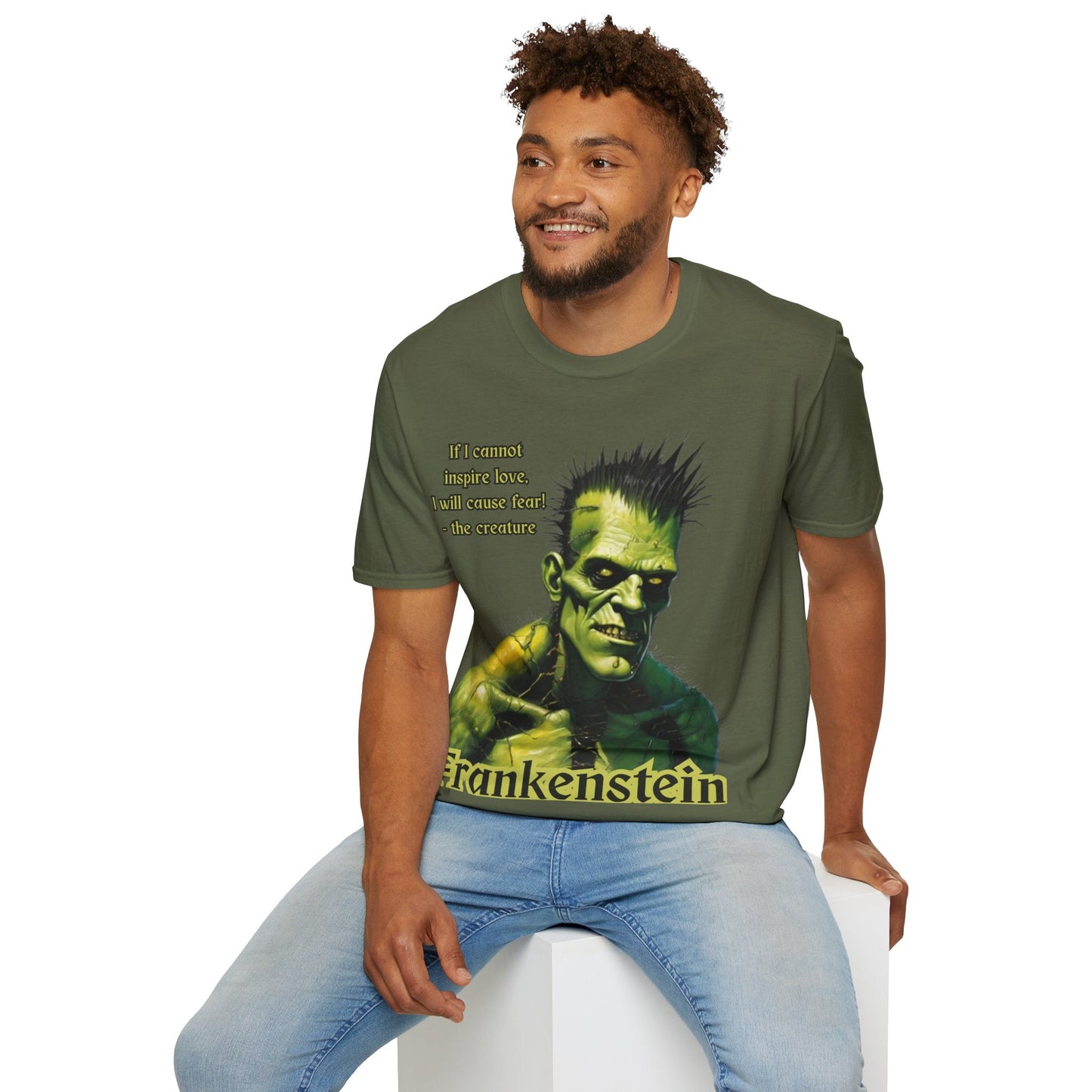 Frankenstein's Creature DKcolors Unisex T-Shirt by cypherpunkgear – cypherpunkgear.com | Cypherpunk Merch