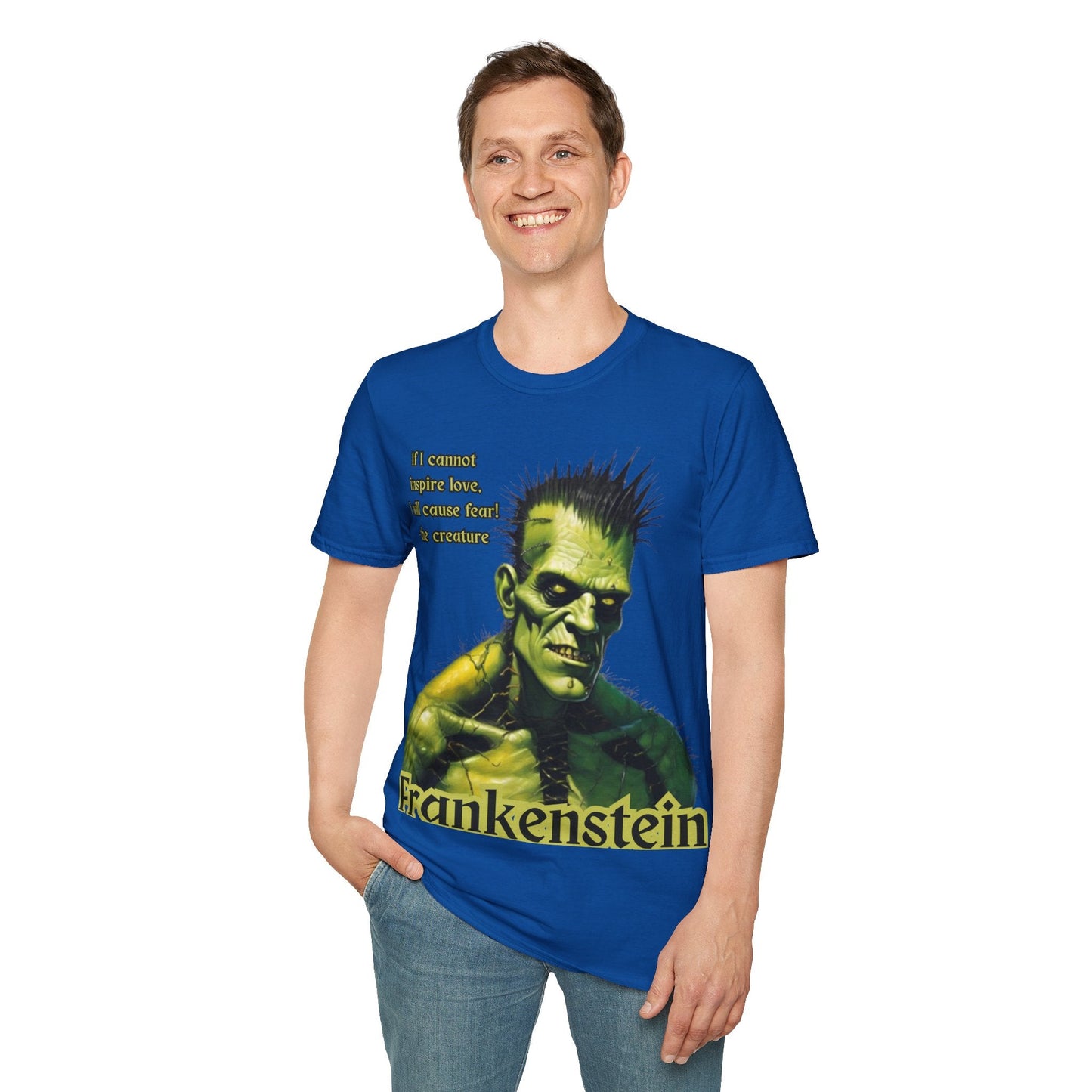 Frankenstein's Creature DKcolors Unisex T-Shirt by cypherpunkgear – cypherpunkgear.com | Cypherpunk Merch