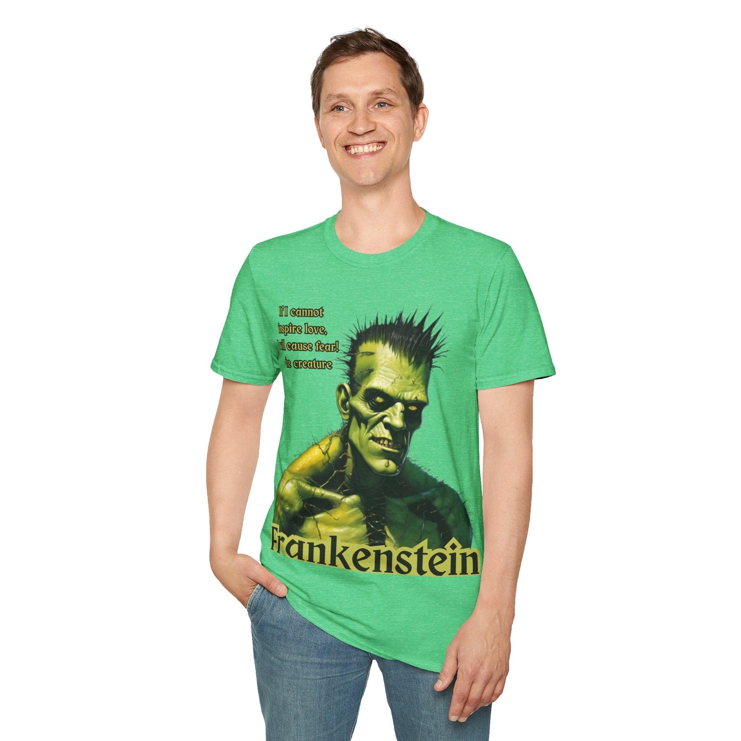 Frankenstein's Creature DKcolors Unisex T-Shirt by cypherpunkgear – cypherpunkgear.com | Cypherpunk Merch