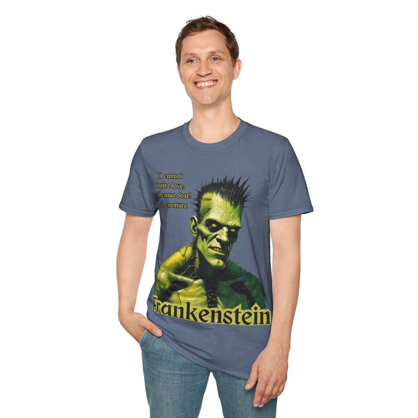 Frankenstein's Creature DKcolors Unisex T-Shirt by cypherpunkgear – cypherpunkgear.com | Cypherpunk Merch