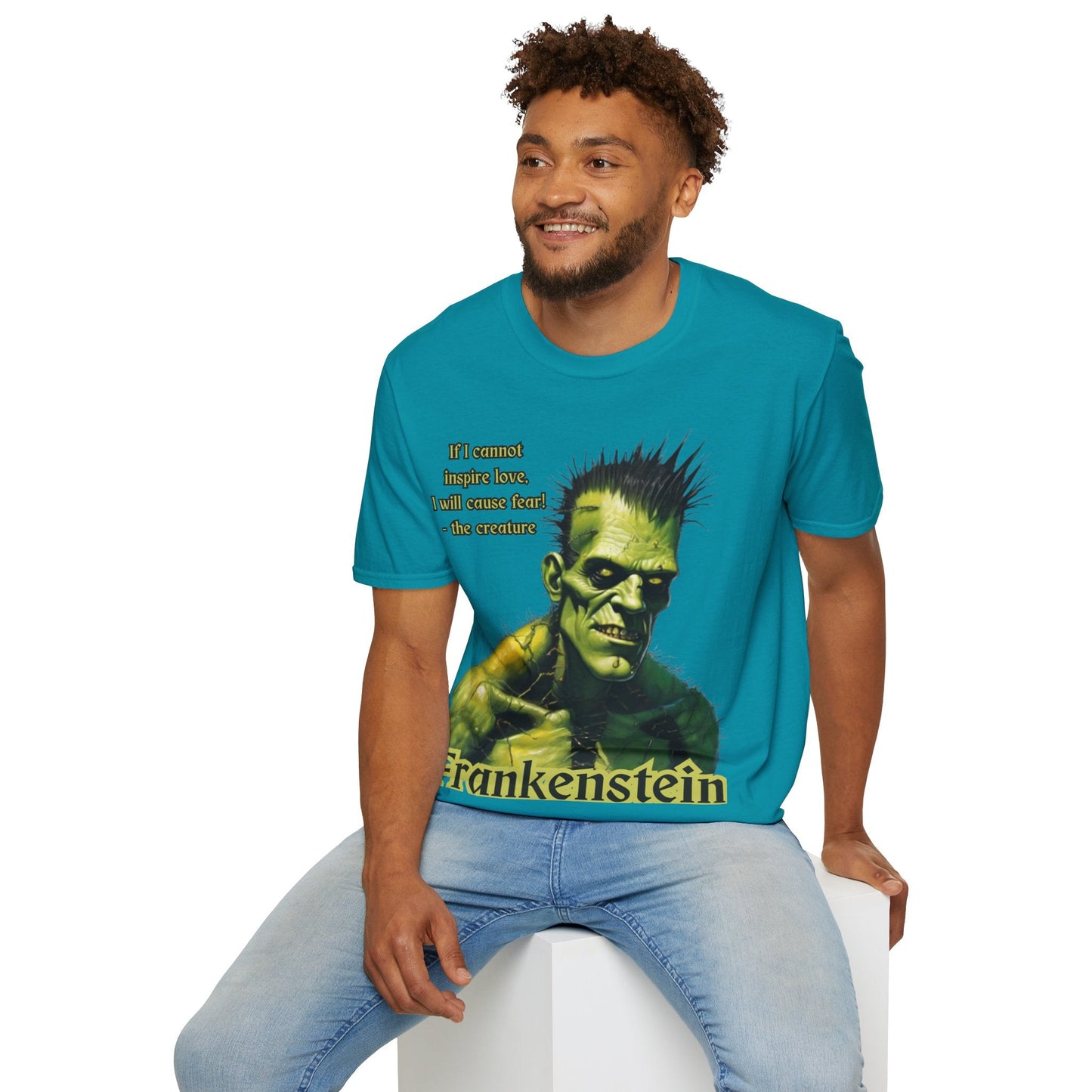 Frankenstein's Creature DKcolors Unisex T-Shirt by cypherpunkgear – cypherpunkgear.com | Cypherpunk Merch