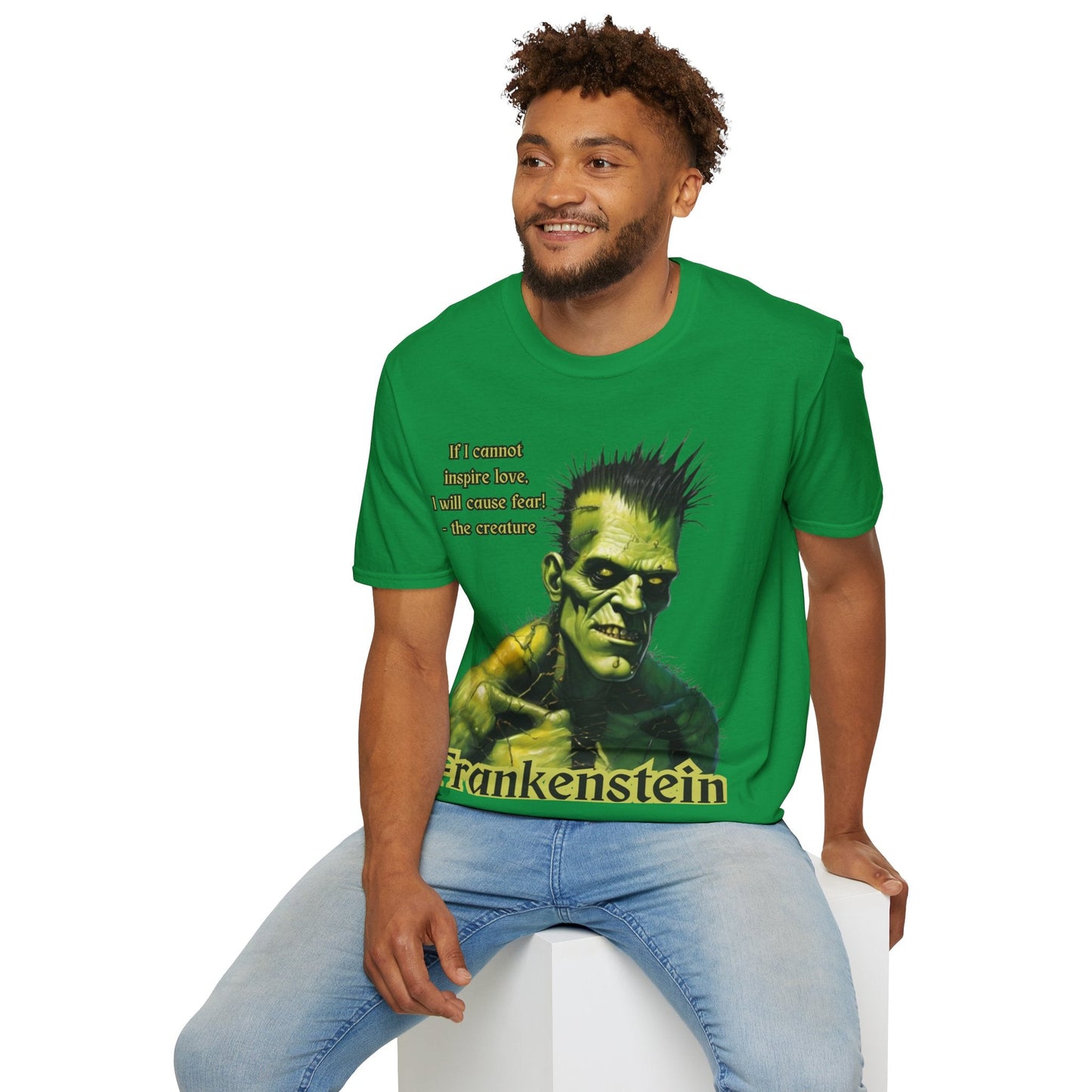 Frankenstein's Creature DKcolors Unisex T-Shirt by cypherpunkgear – cypherpunkgear.com | Cypherpunk Merch